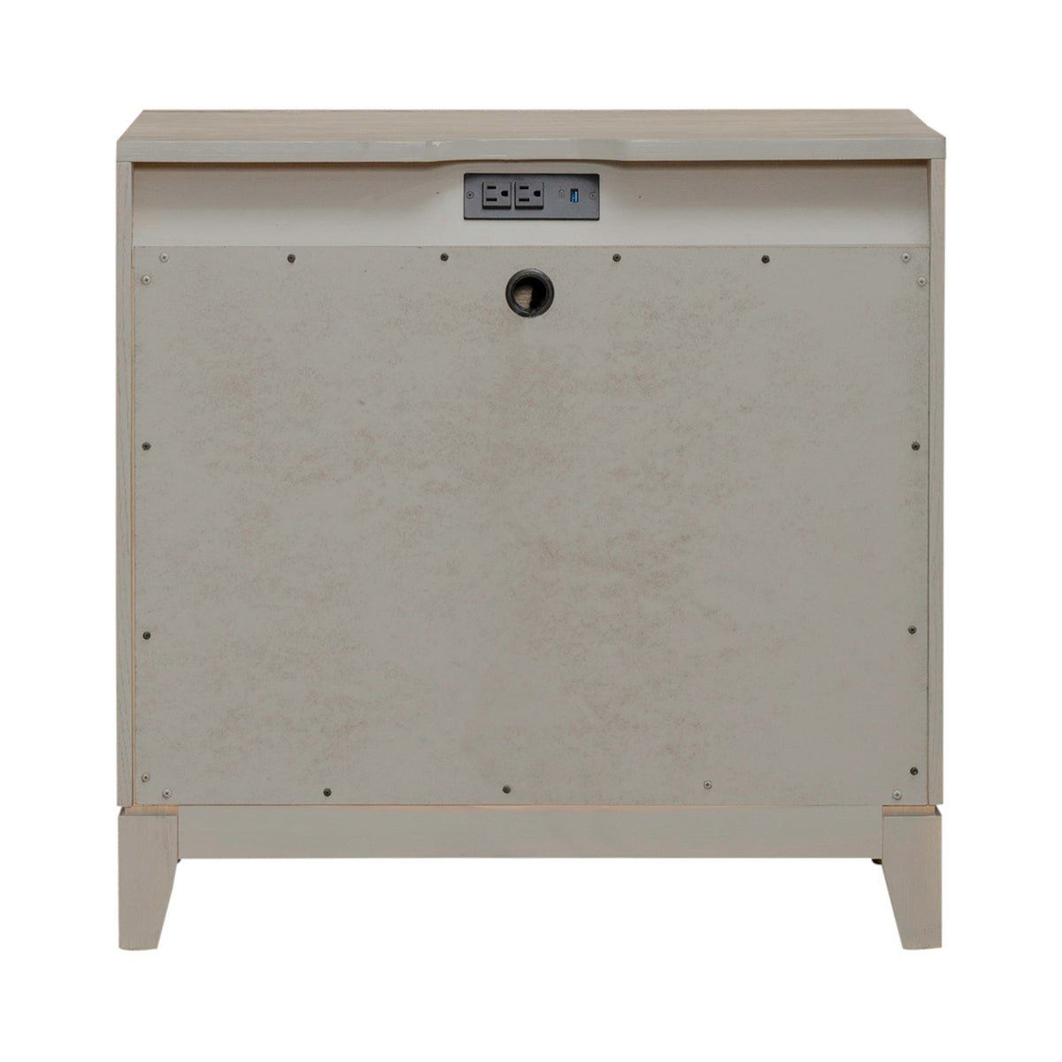 Brentwood 3 Drawer Nightstand with Charging Station