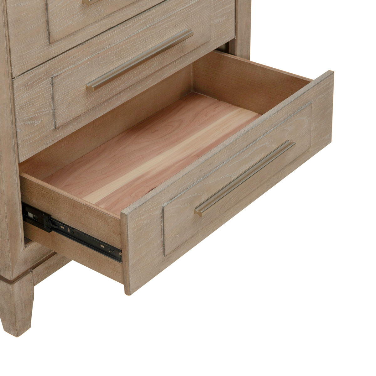 Brentwood 3 Drawer Nightstand with Charging Station
