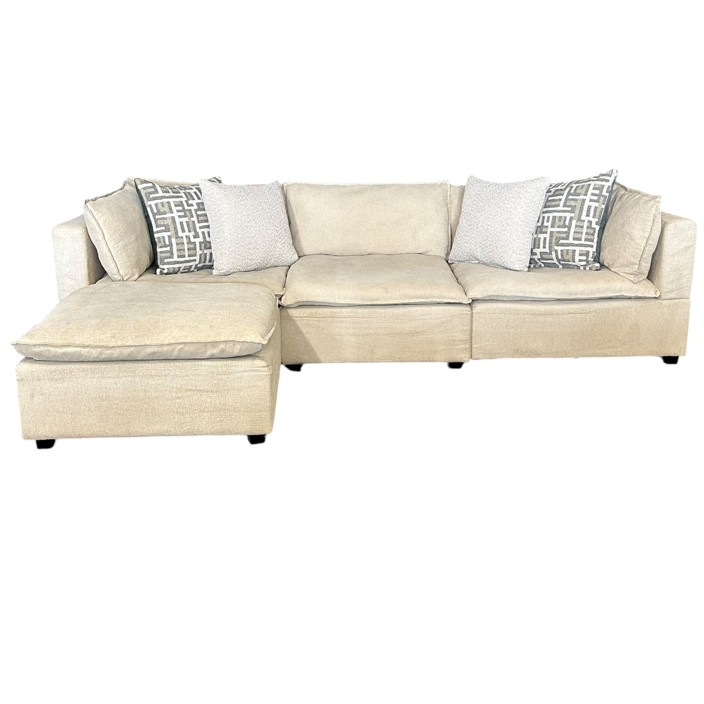 Modular Cloud Sectional in Cream