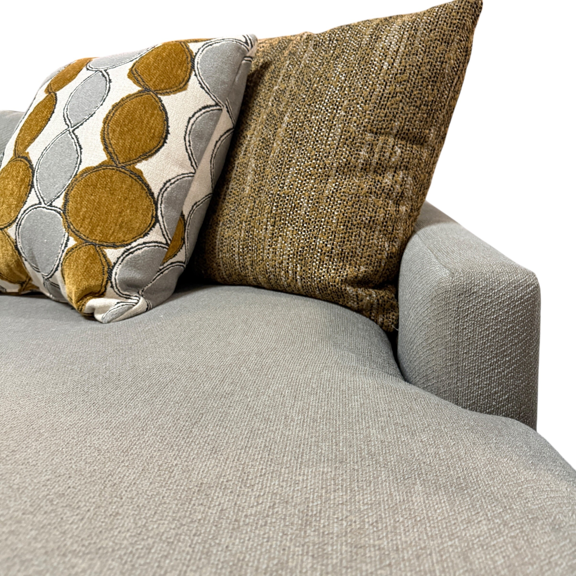 Sectional with RAF Chaise in Gray