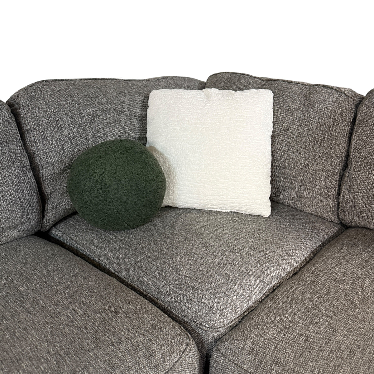 U-Shape Sectional in Gray with LAF Chaise