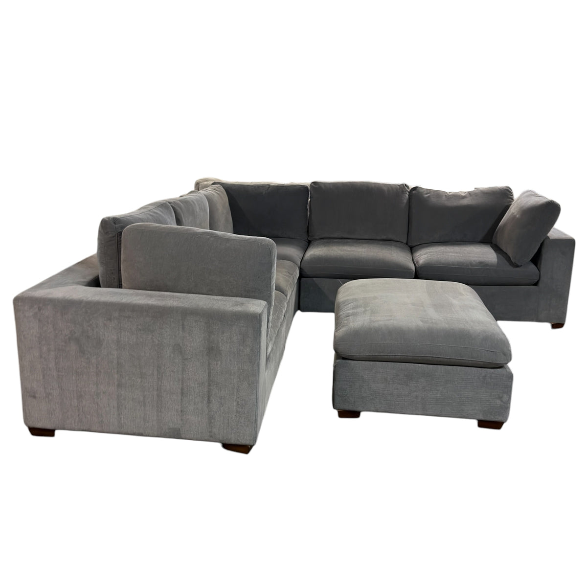 6 Piece Modular Sectional in Gray