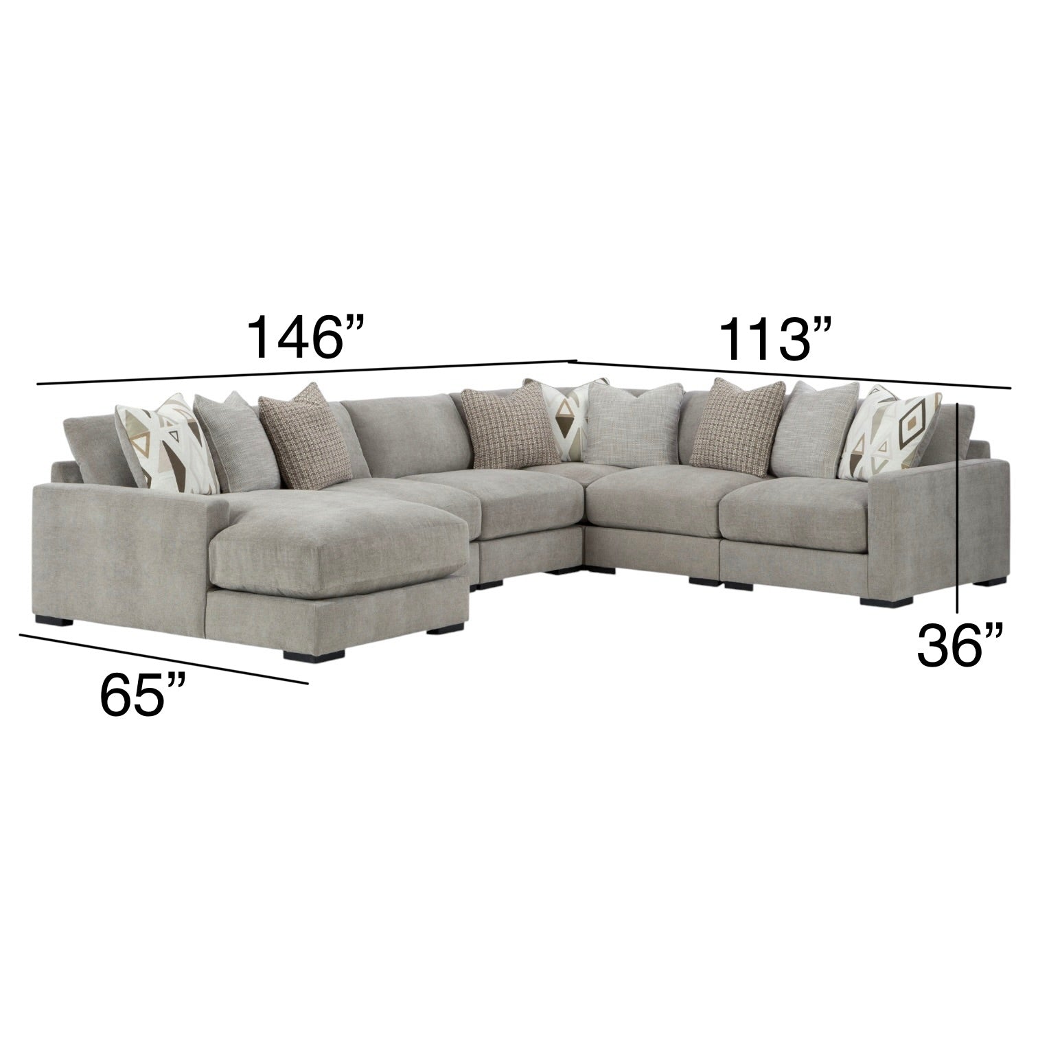 Jolie Sectional -Customizable