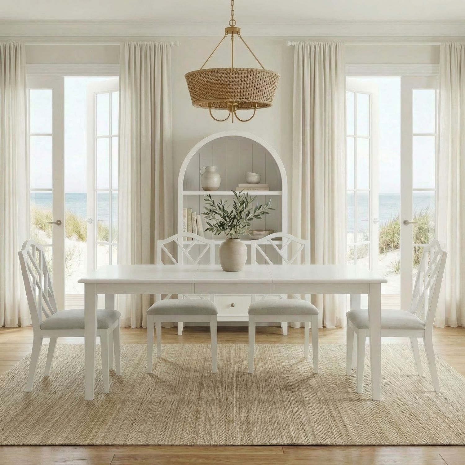 5 Piece Rectangular Table Set