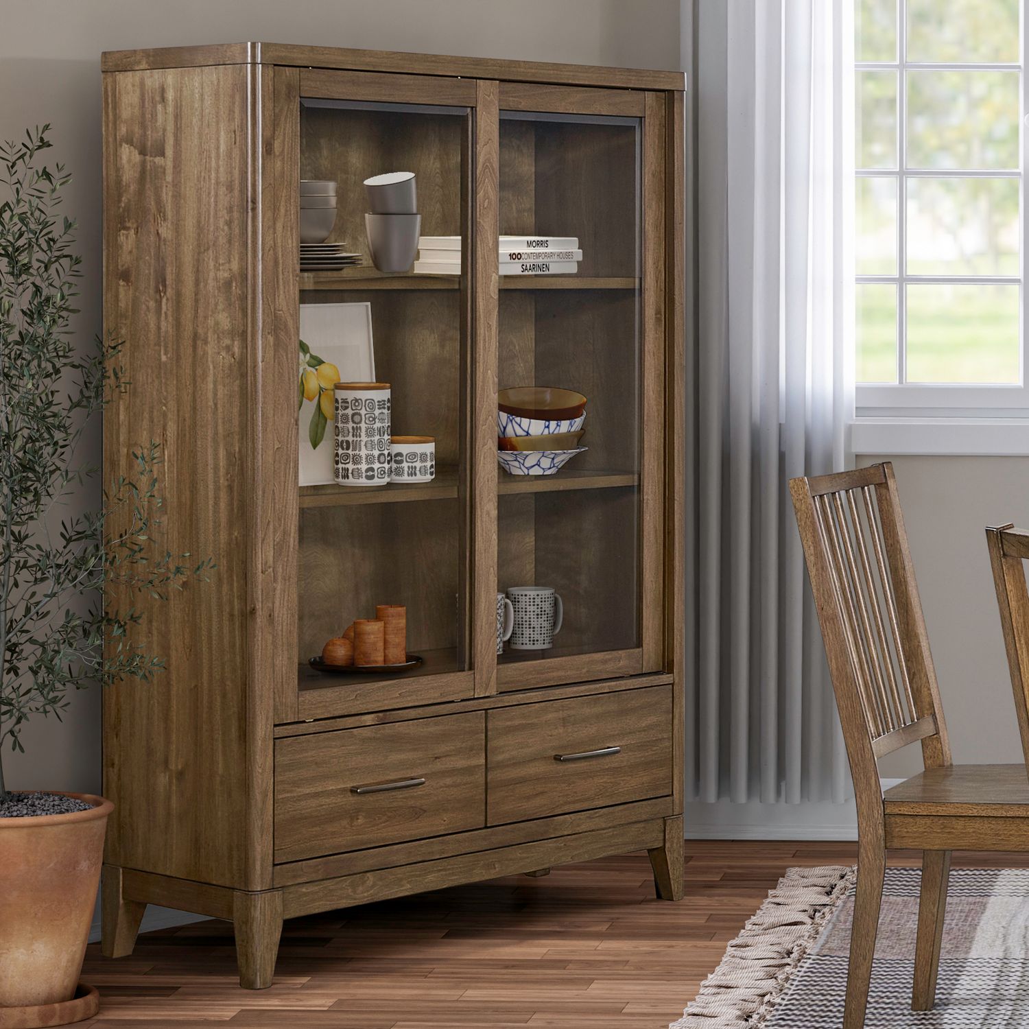 Bunching Display Cabinet