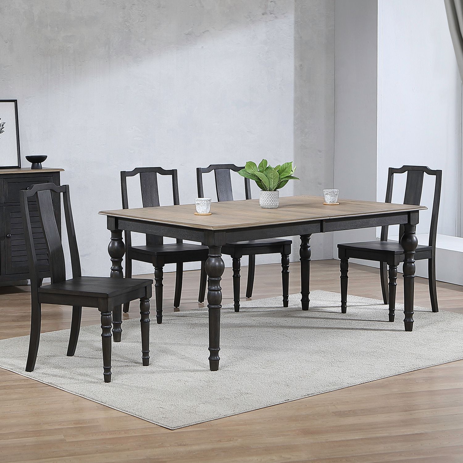 5 Piece Rectangular Table Set