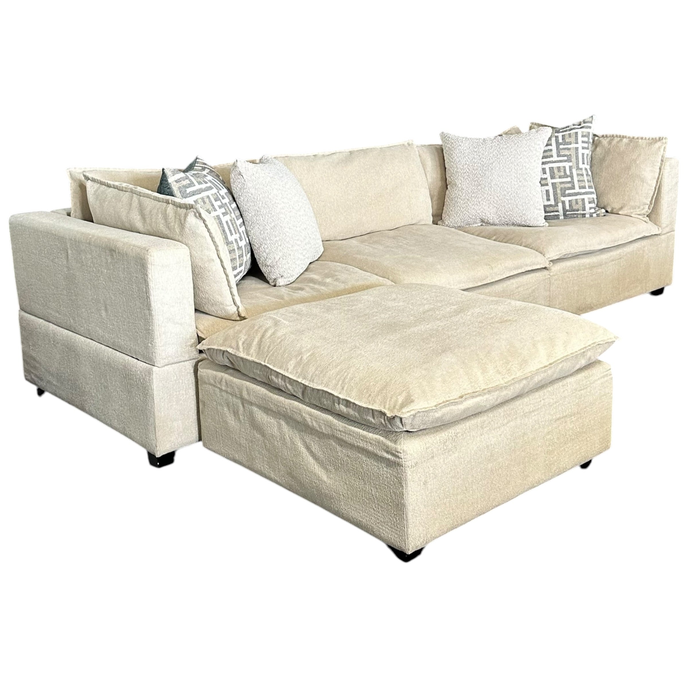 Modular Cloud Sectional in Cream