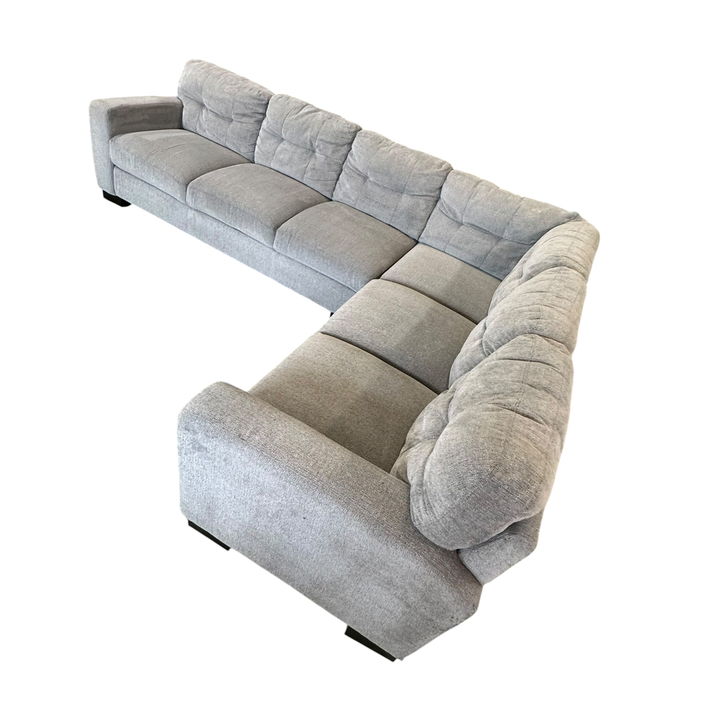 L Shape Sectional in Gray