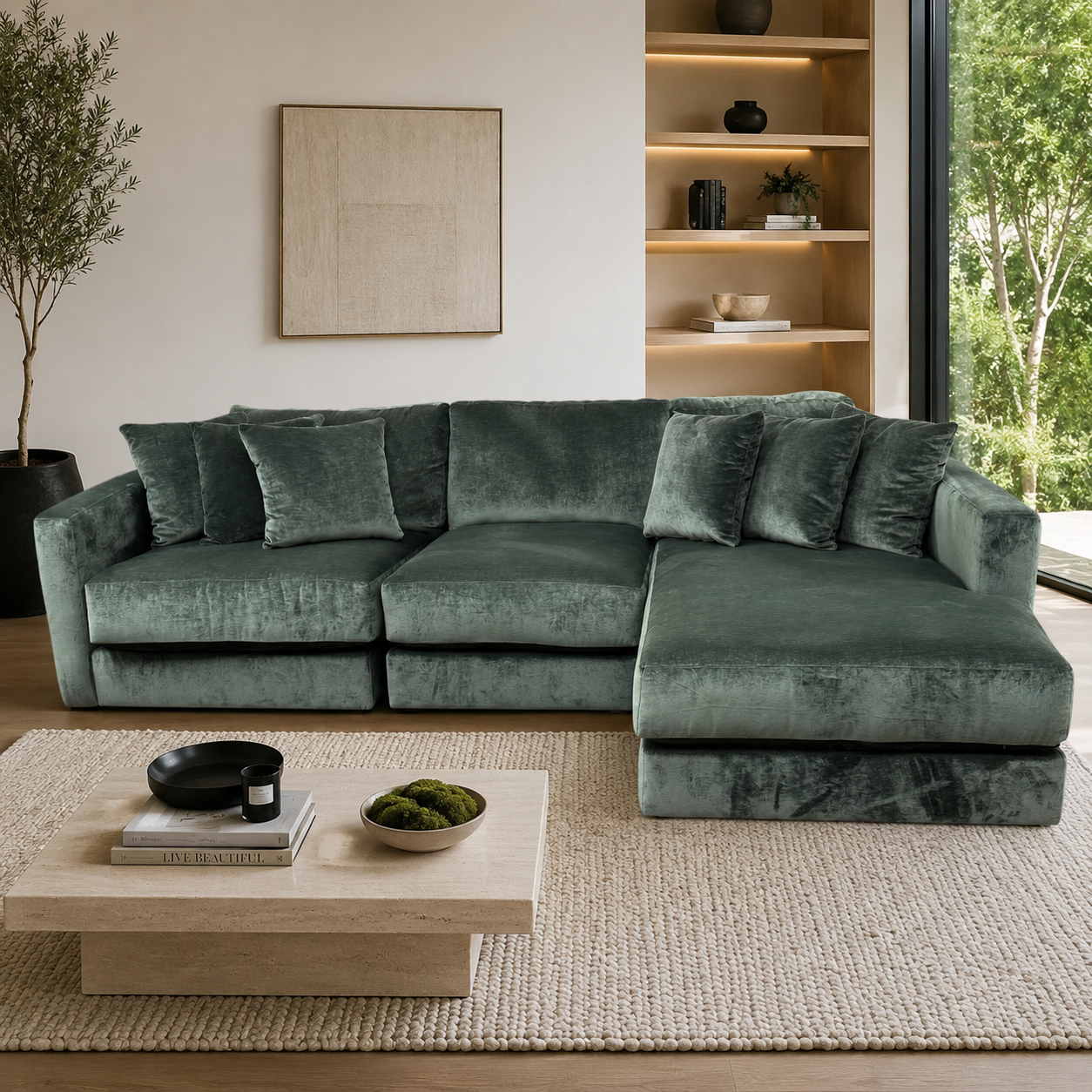 Evergreen Sectional
