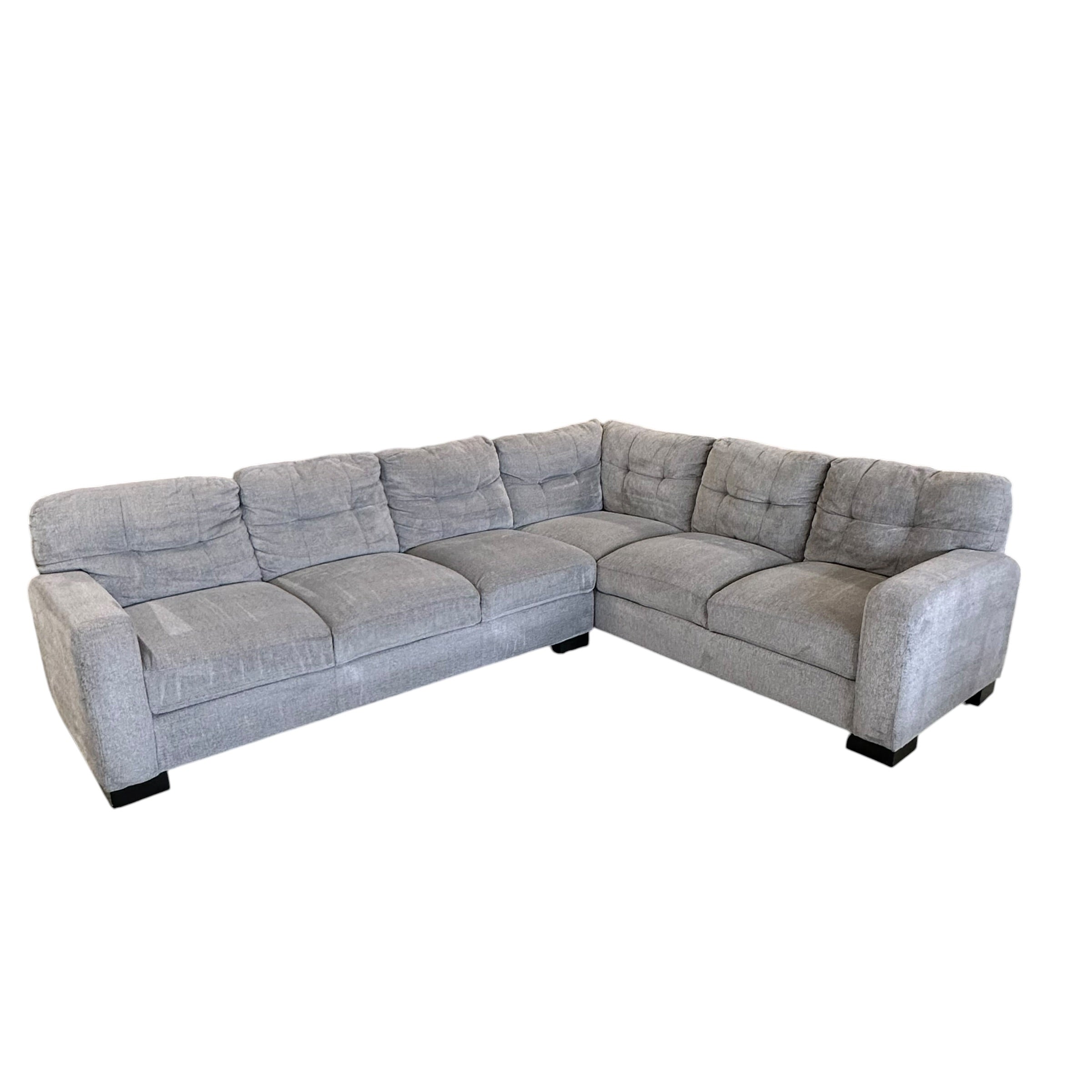 L Shape Sectional in Gray