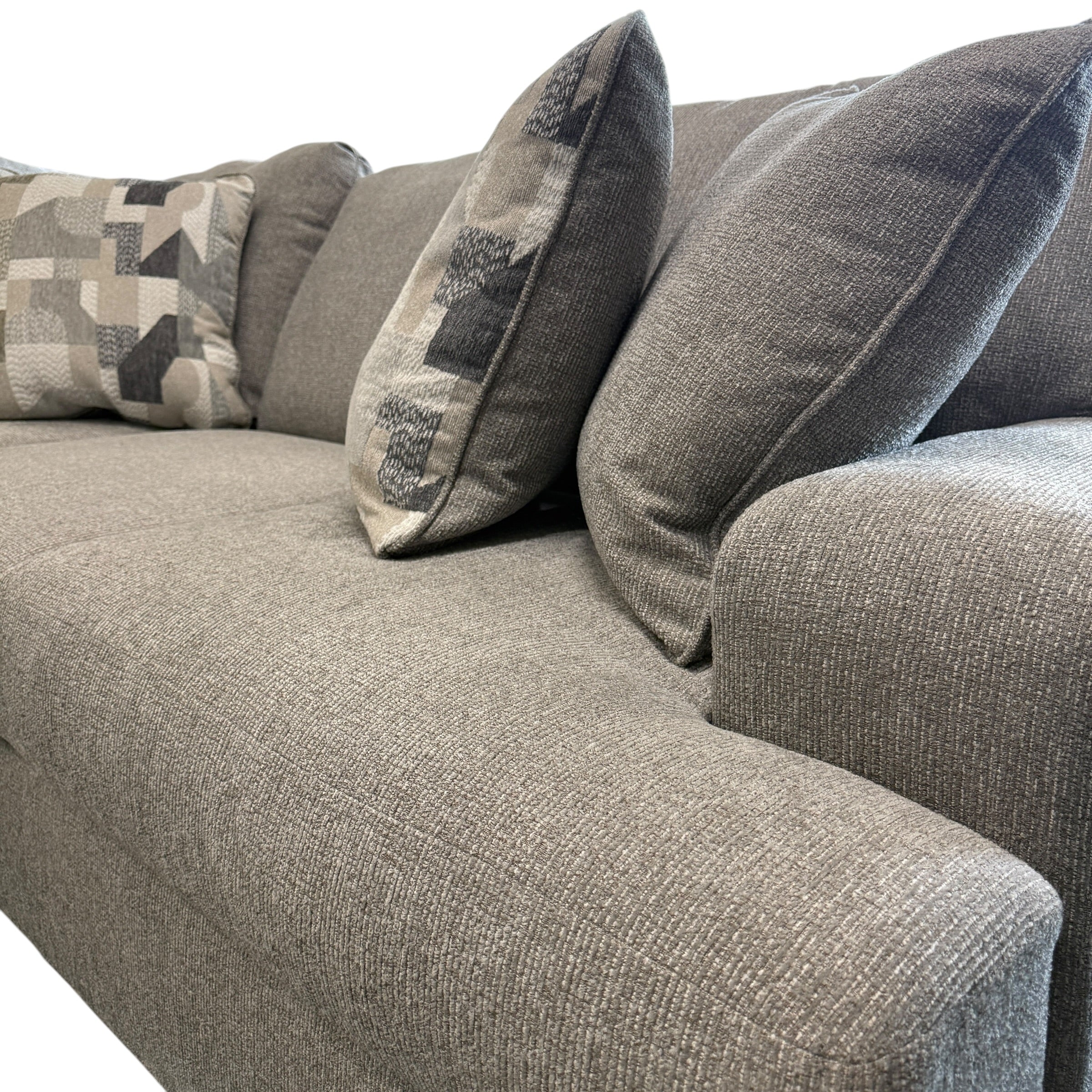 Alora U Shape Sectional with LAF Chaise in Gray