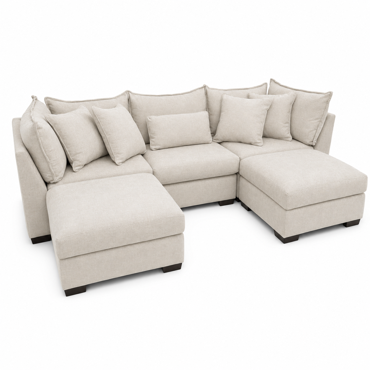 Alina 3 Pc Sofa with Double Storage Chaise