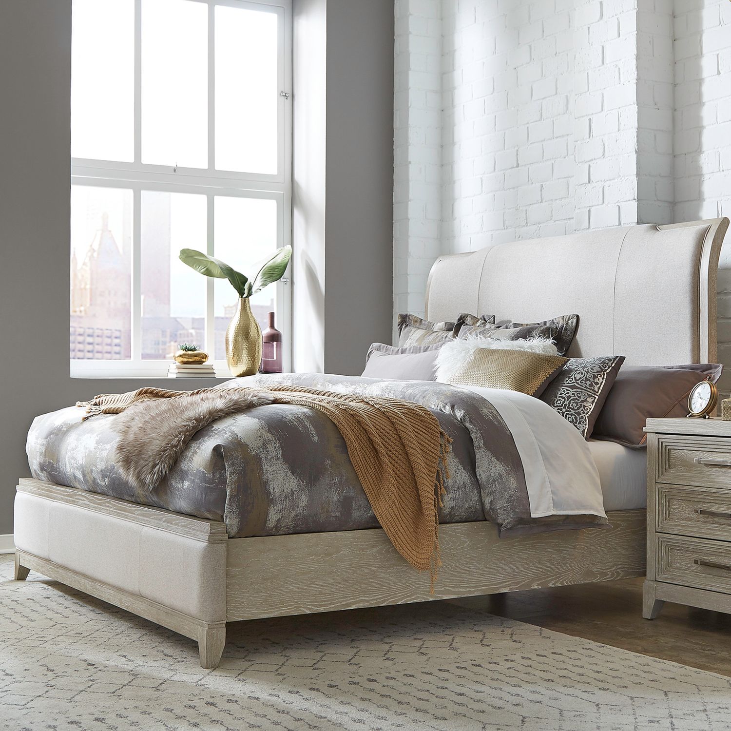 Queen Upholstered Bed