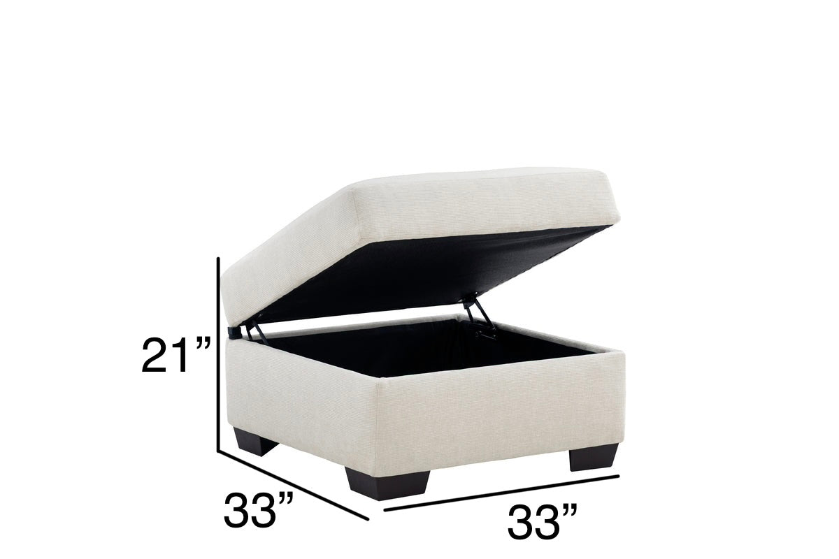 Alina Storage Ottoman