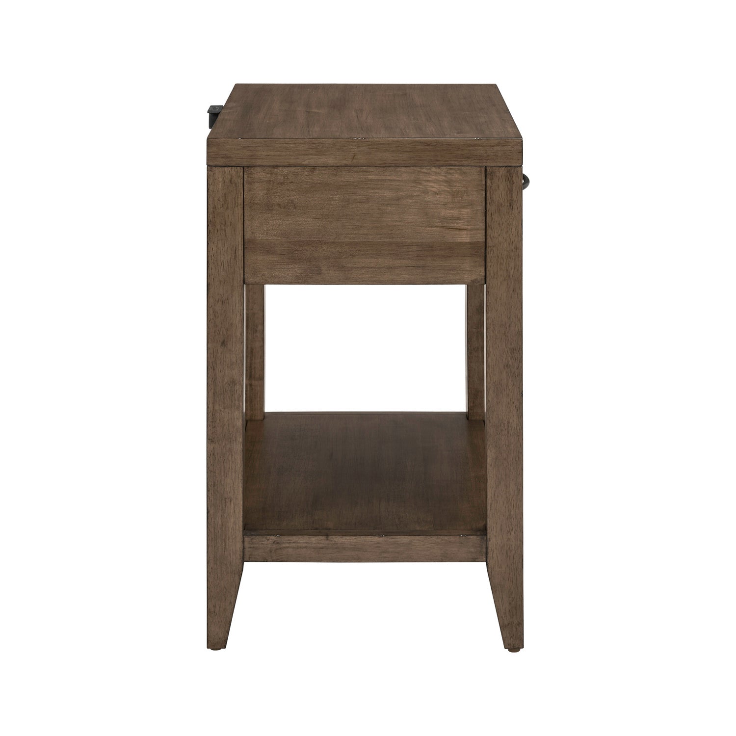 Shaker Lakes Open Nightstand with Charging Station