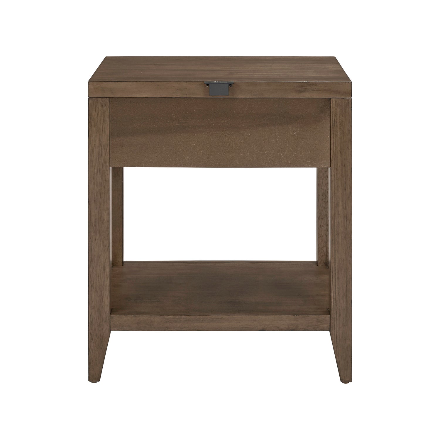 Shaker Lakes Open Nightstand with Charging Station