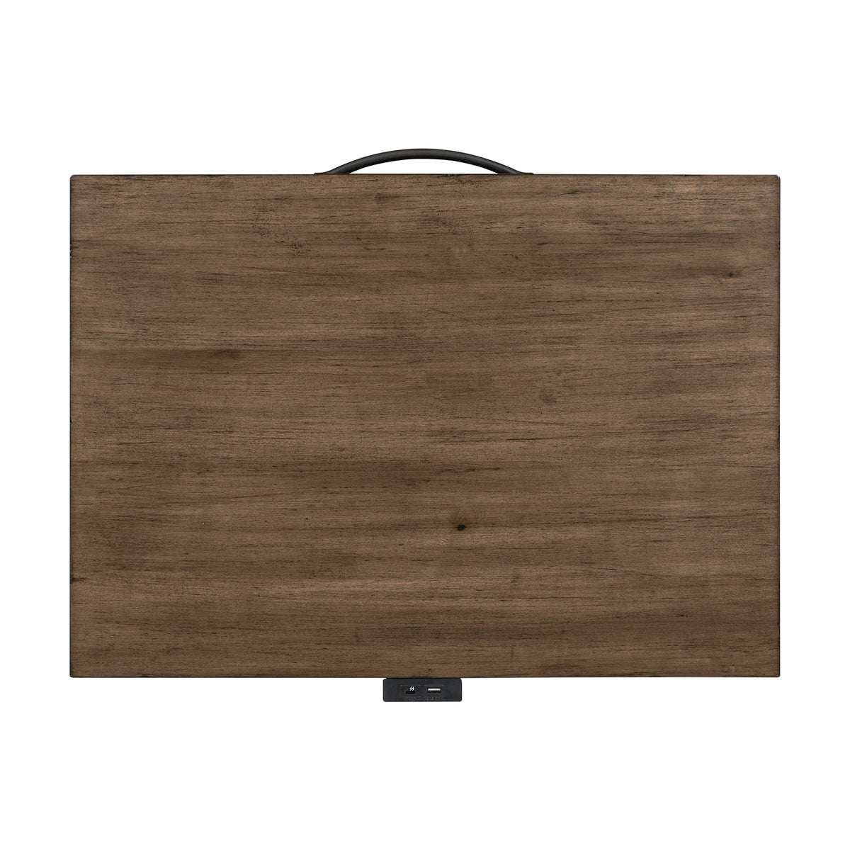 Shaker Lakes Open Nightstand with Charging Station