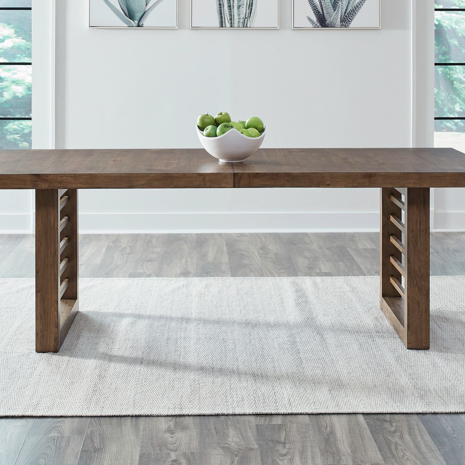 Double Pedestal Table Base