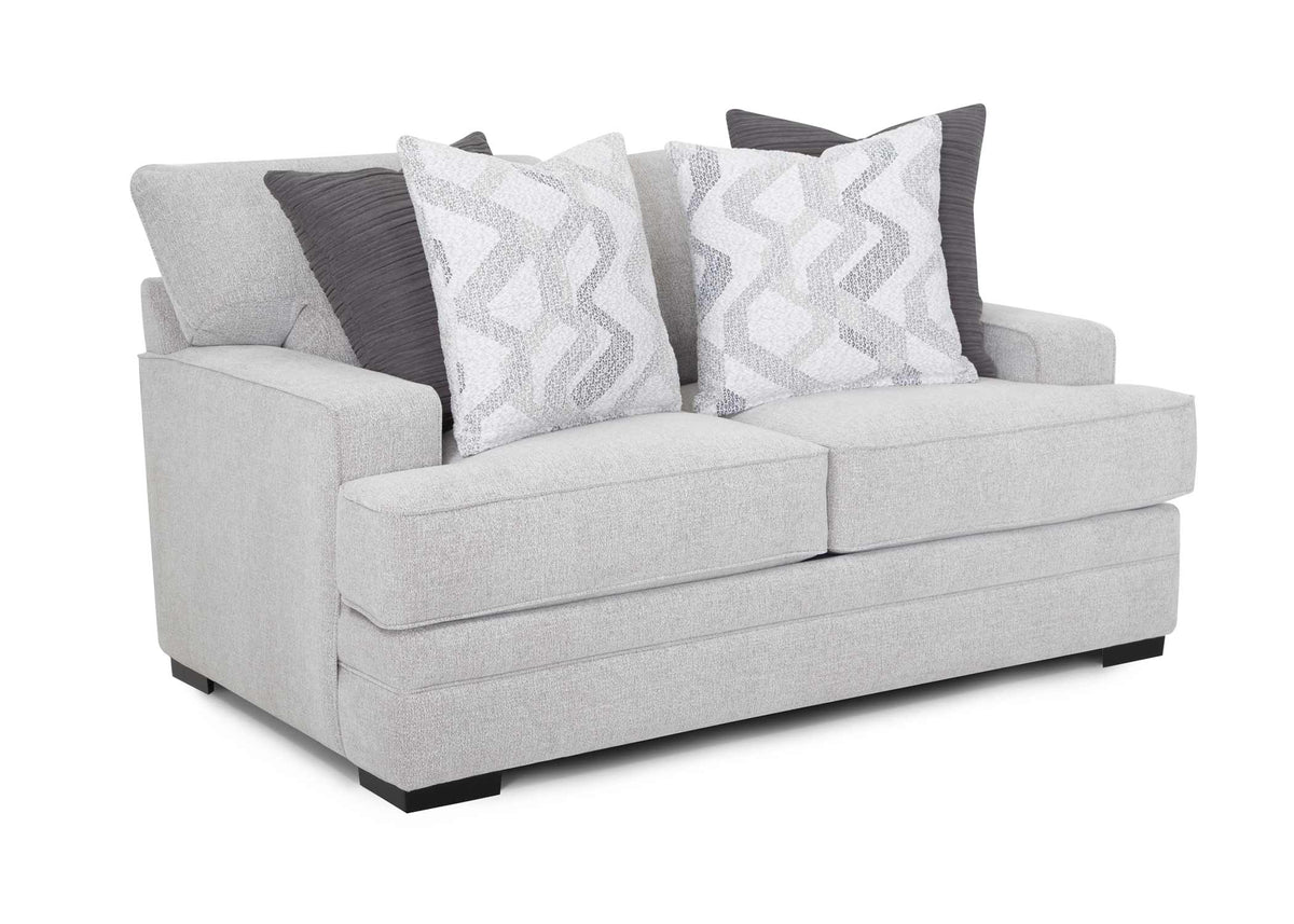 Luna Loveseat in Light Gray