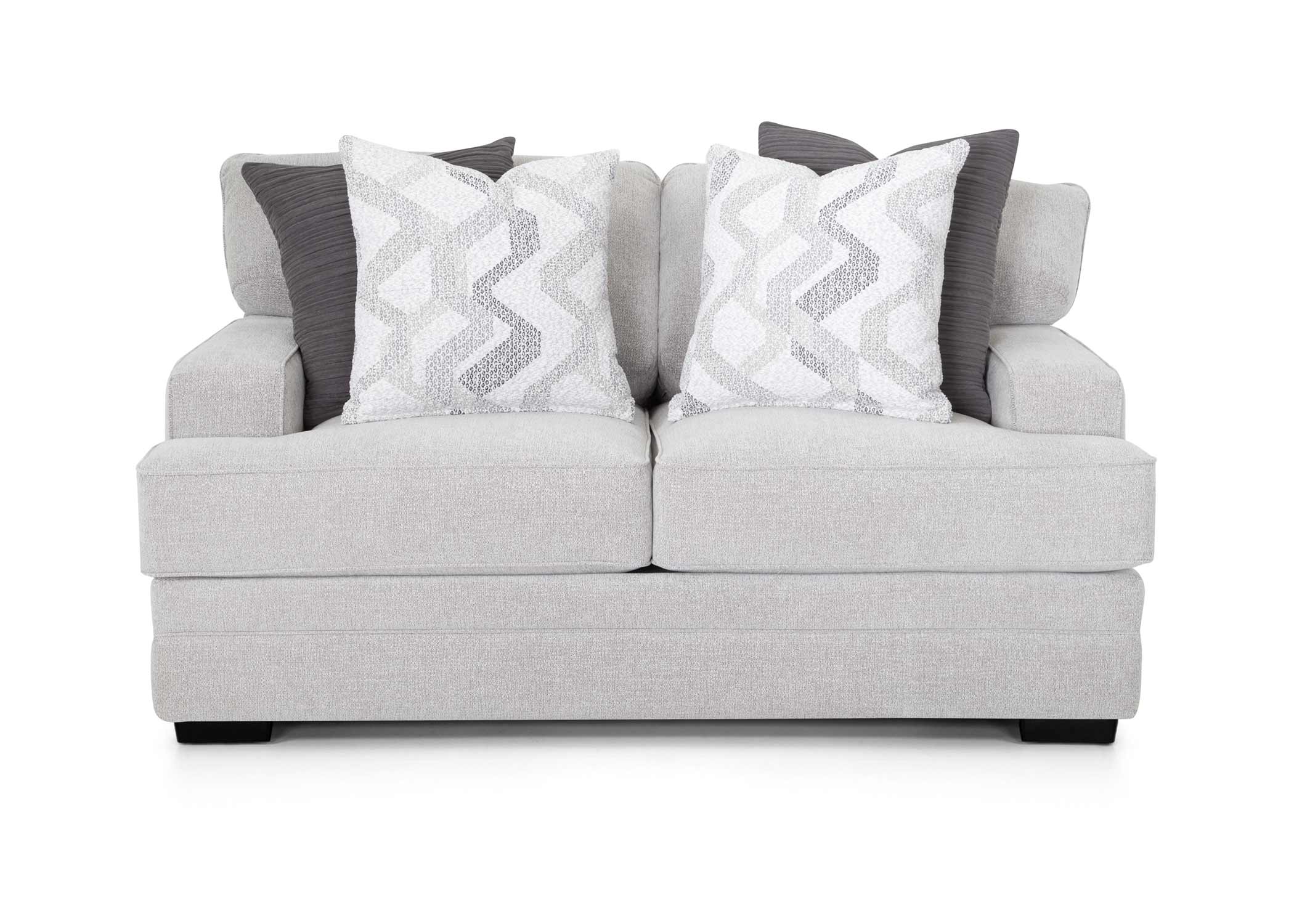 Luna Loveseat in Light Gray