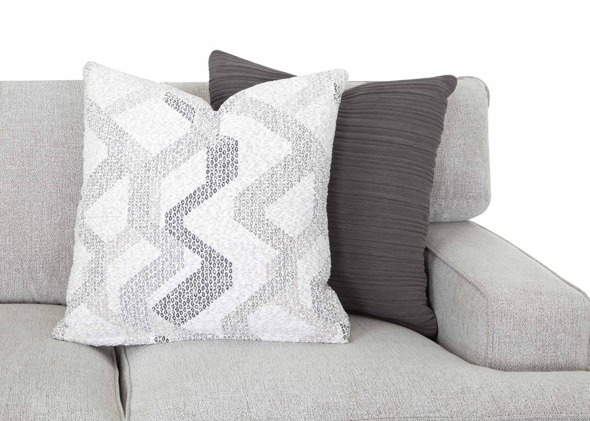 Luna Loveseat in Light Gray