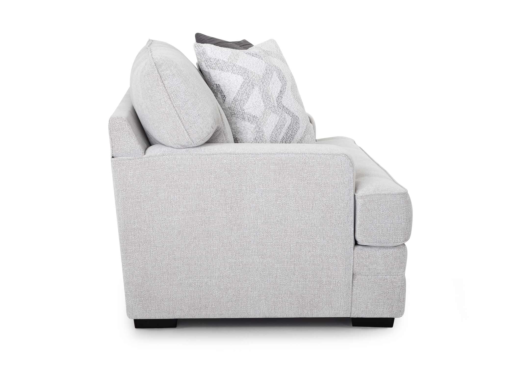 Luna Loveseat in Light Gray