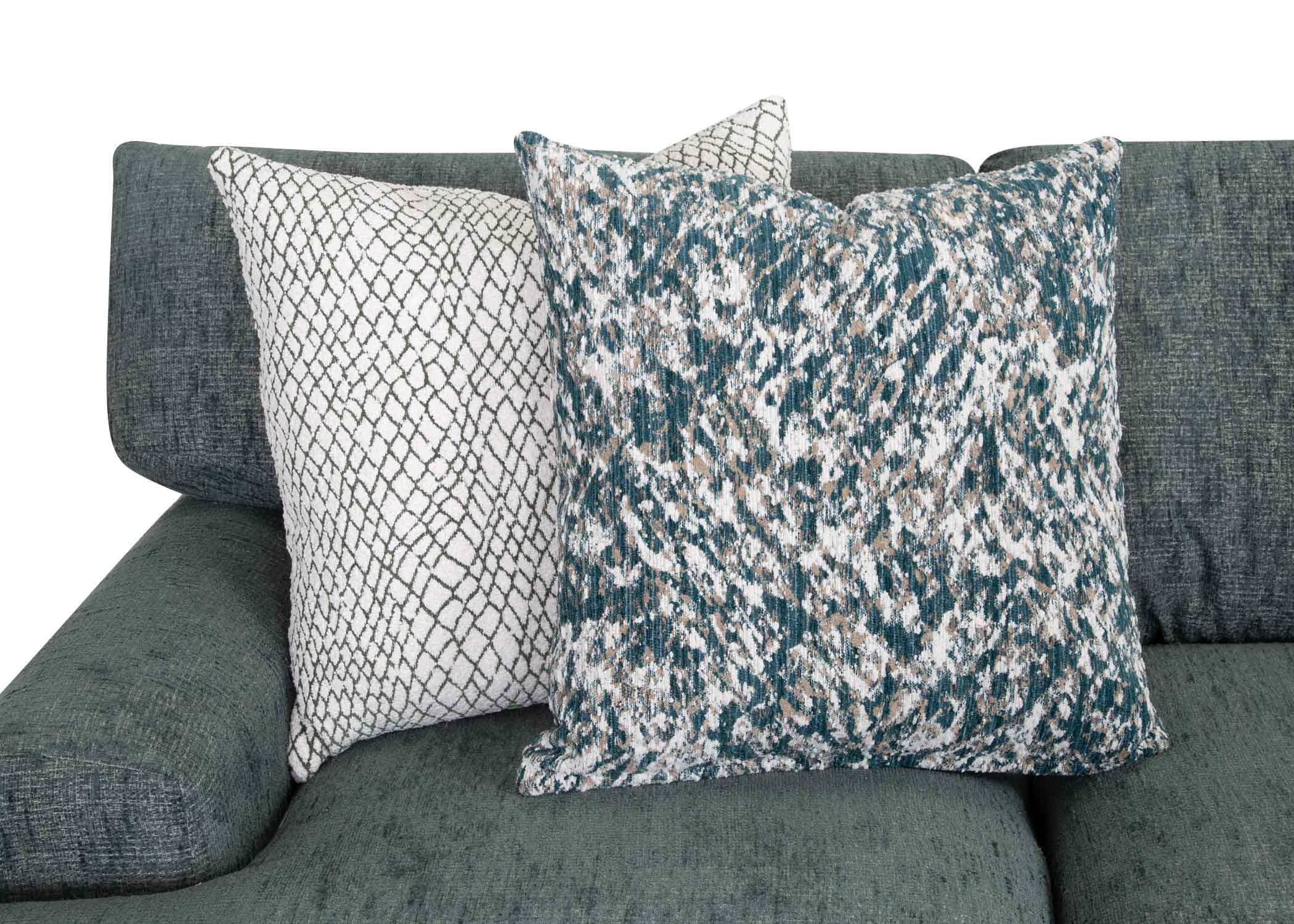 Emerald Contemporary Living Room Collection with Reversible Chaise