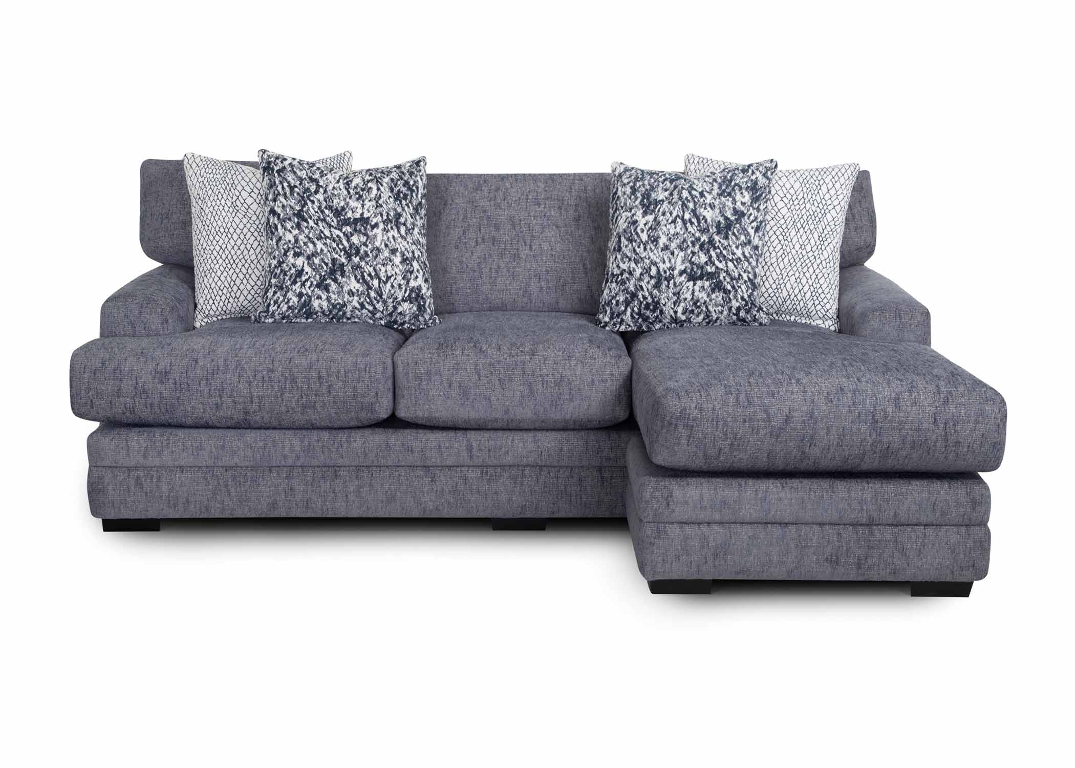Sapphire Contemporary Living Room Collection with Reversible Chaise