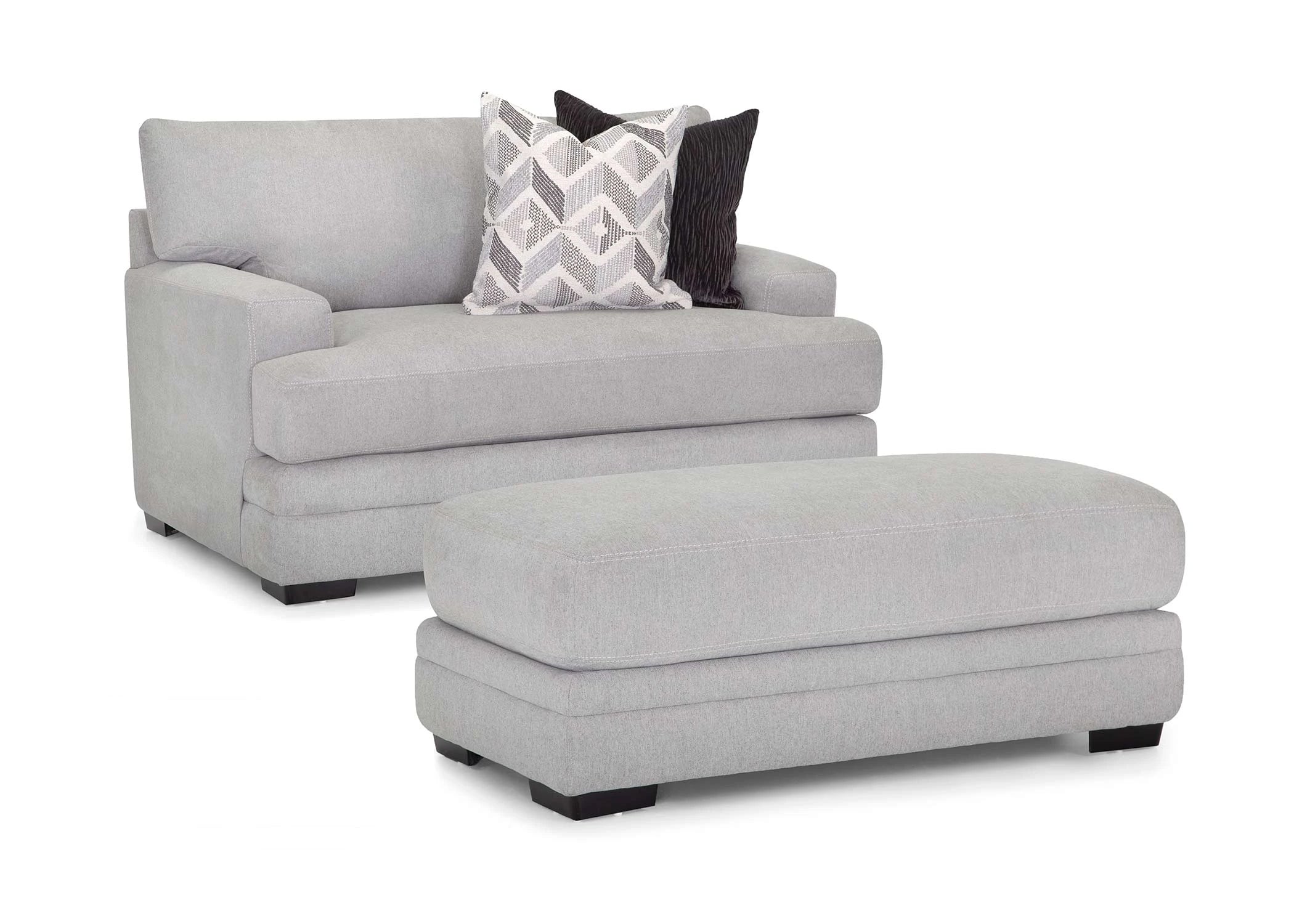 Cleo Contemporary Living Room Collection with Reversible Chaise