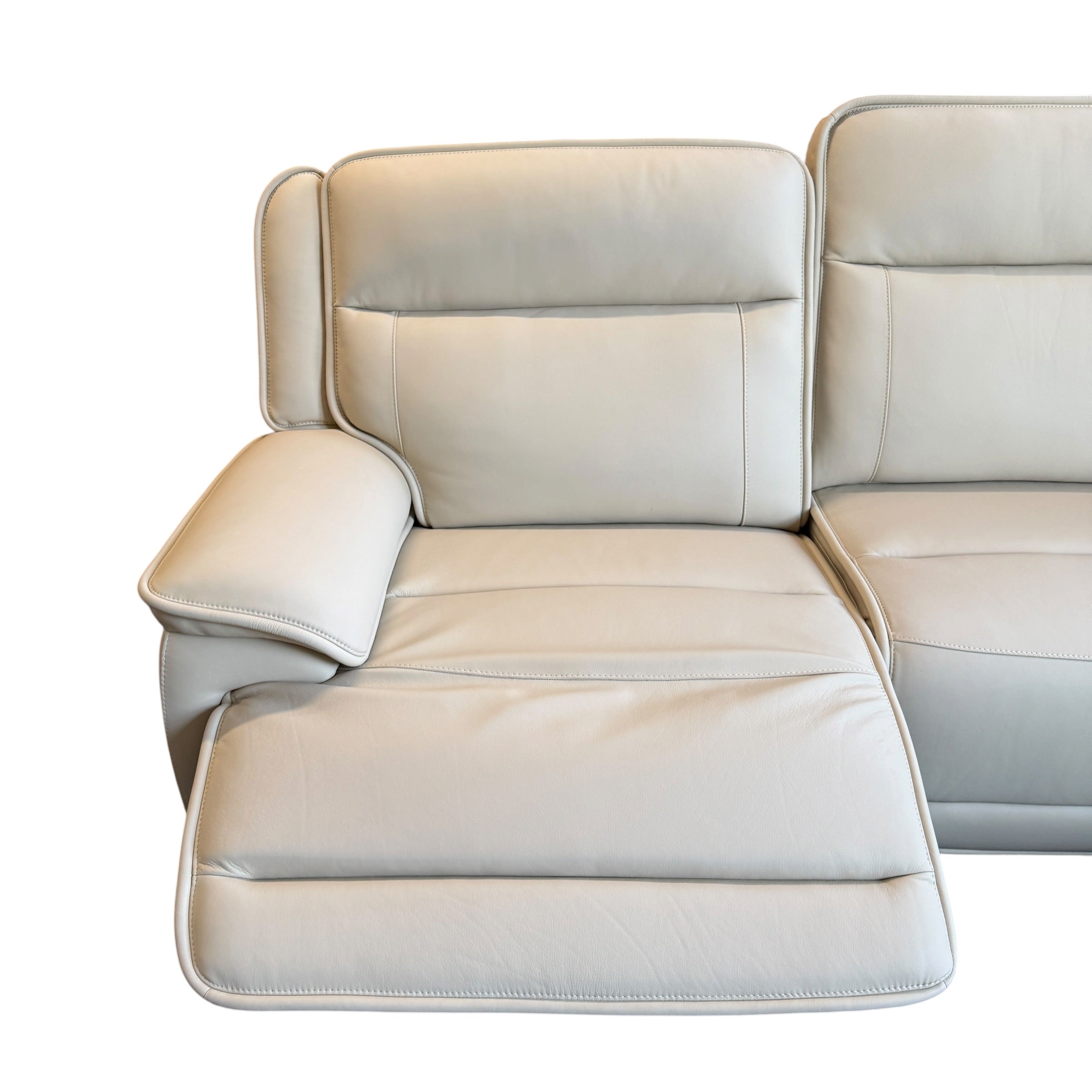 Madison 4 Pc Leather Reclining Sectional