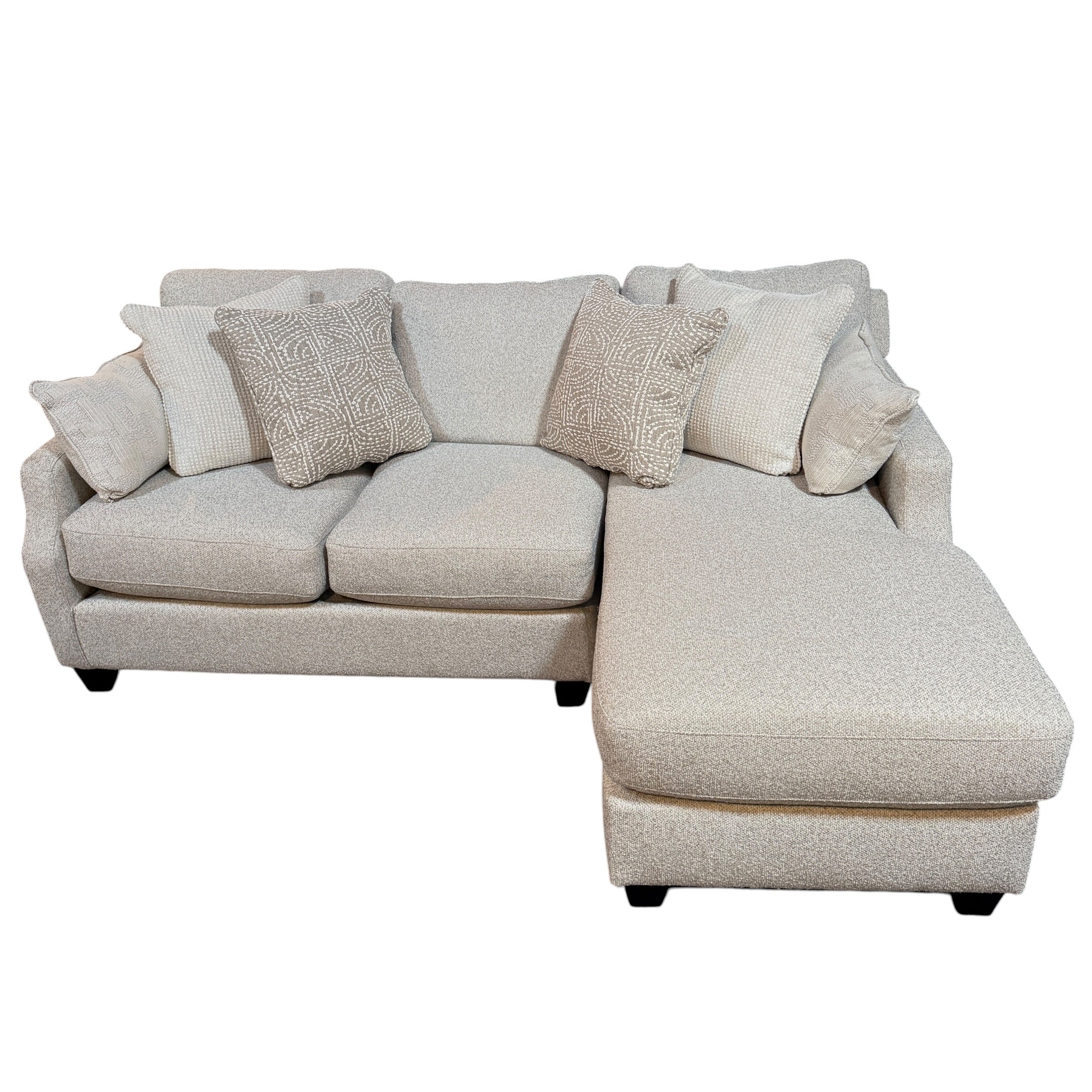 Pier Sectional with RAF Chaise in Gray