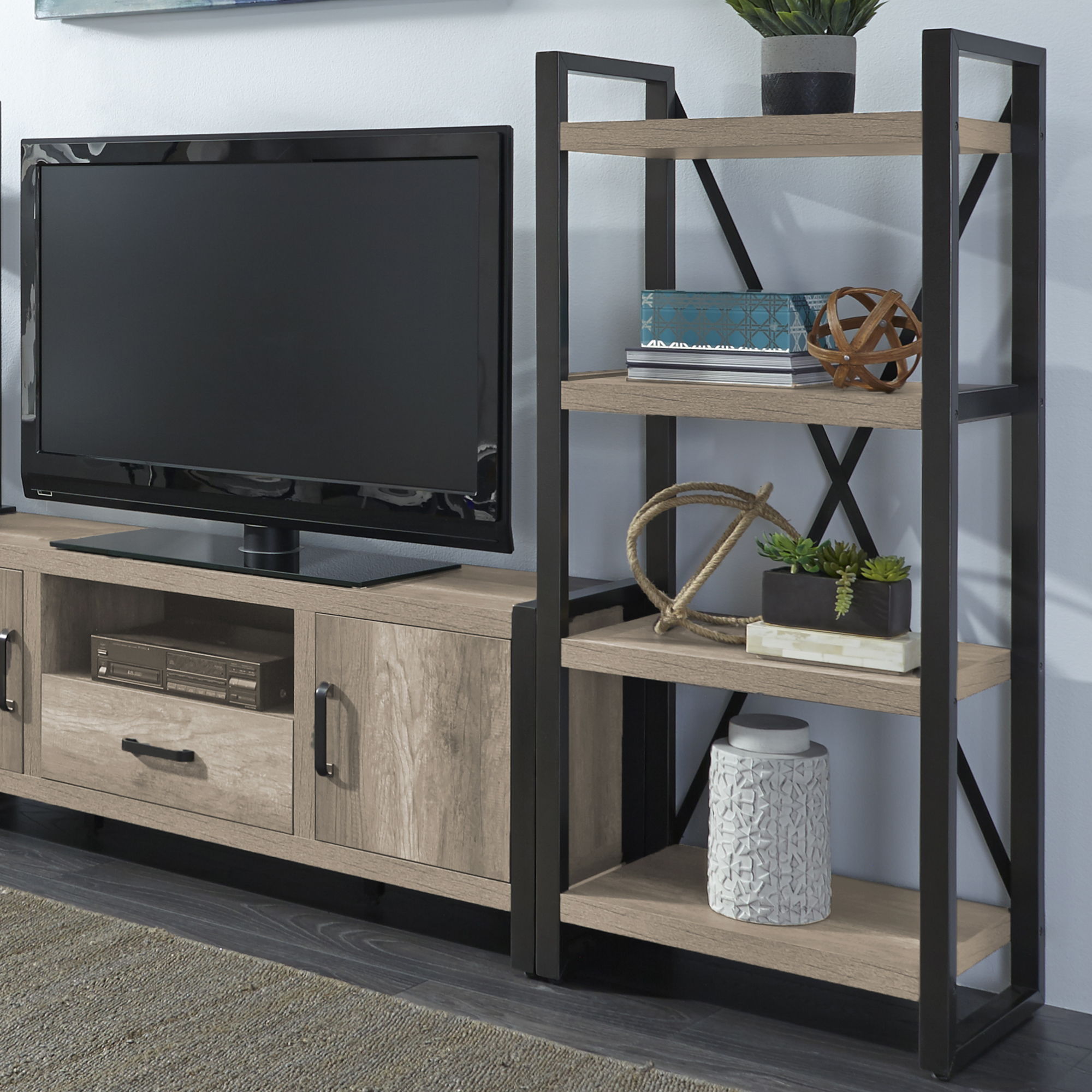 Sun Valley - Pier Unit With Faux Metal - Sandstone