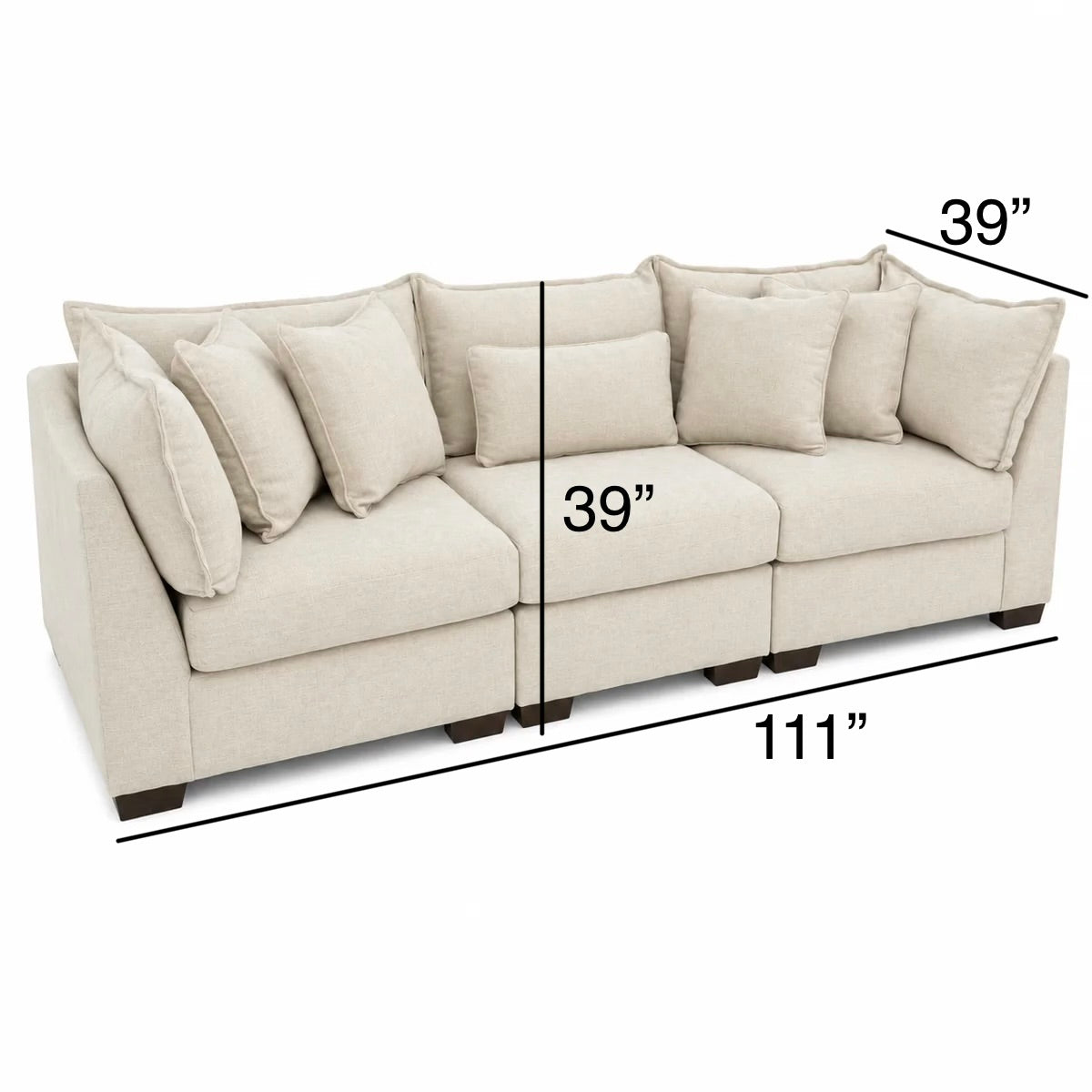 Alina Three seater sofa