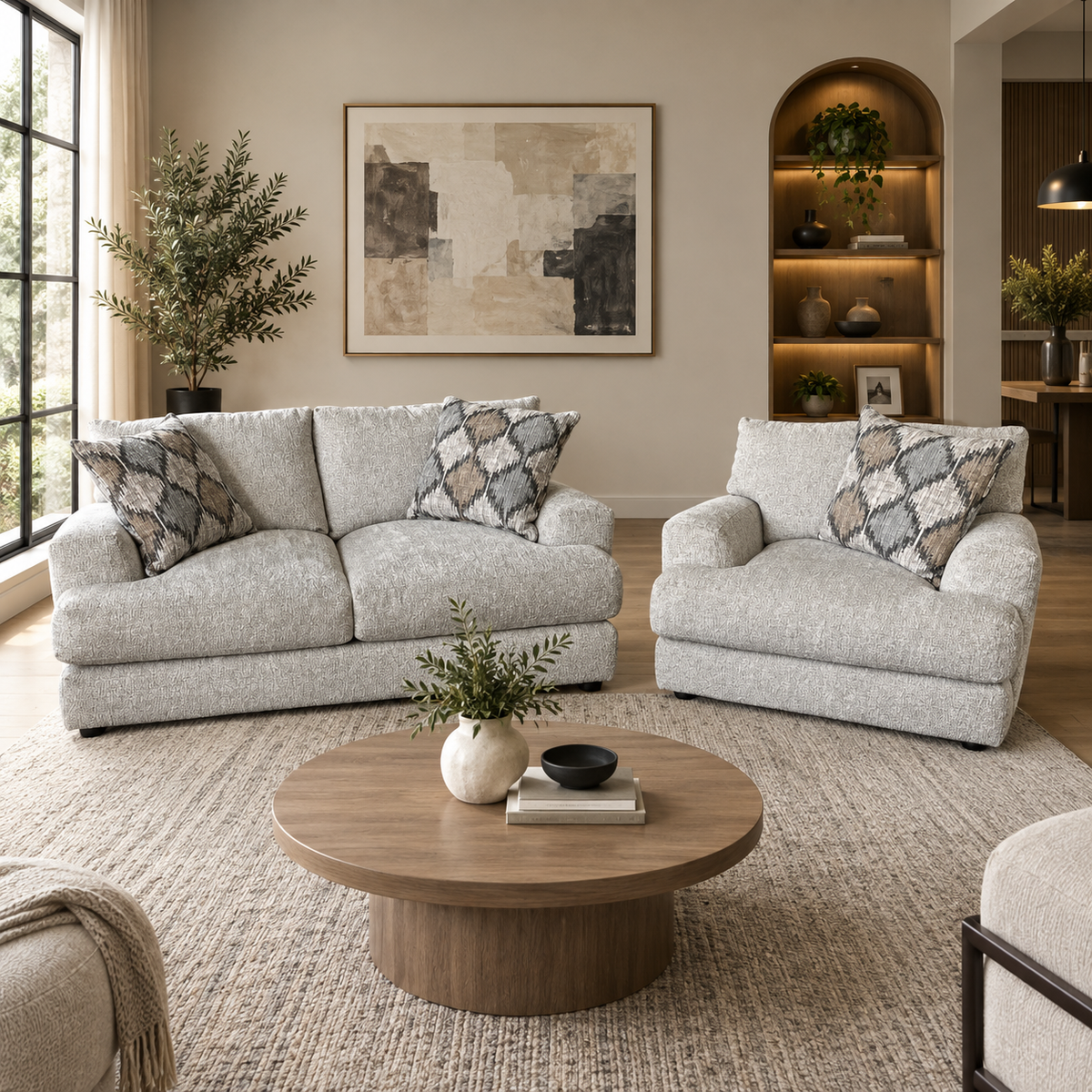 Katina Loveseat and Chair