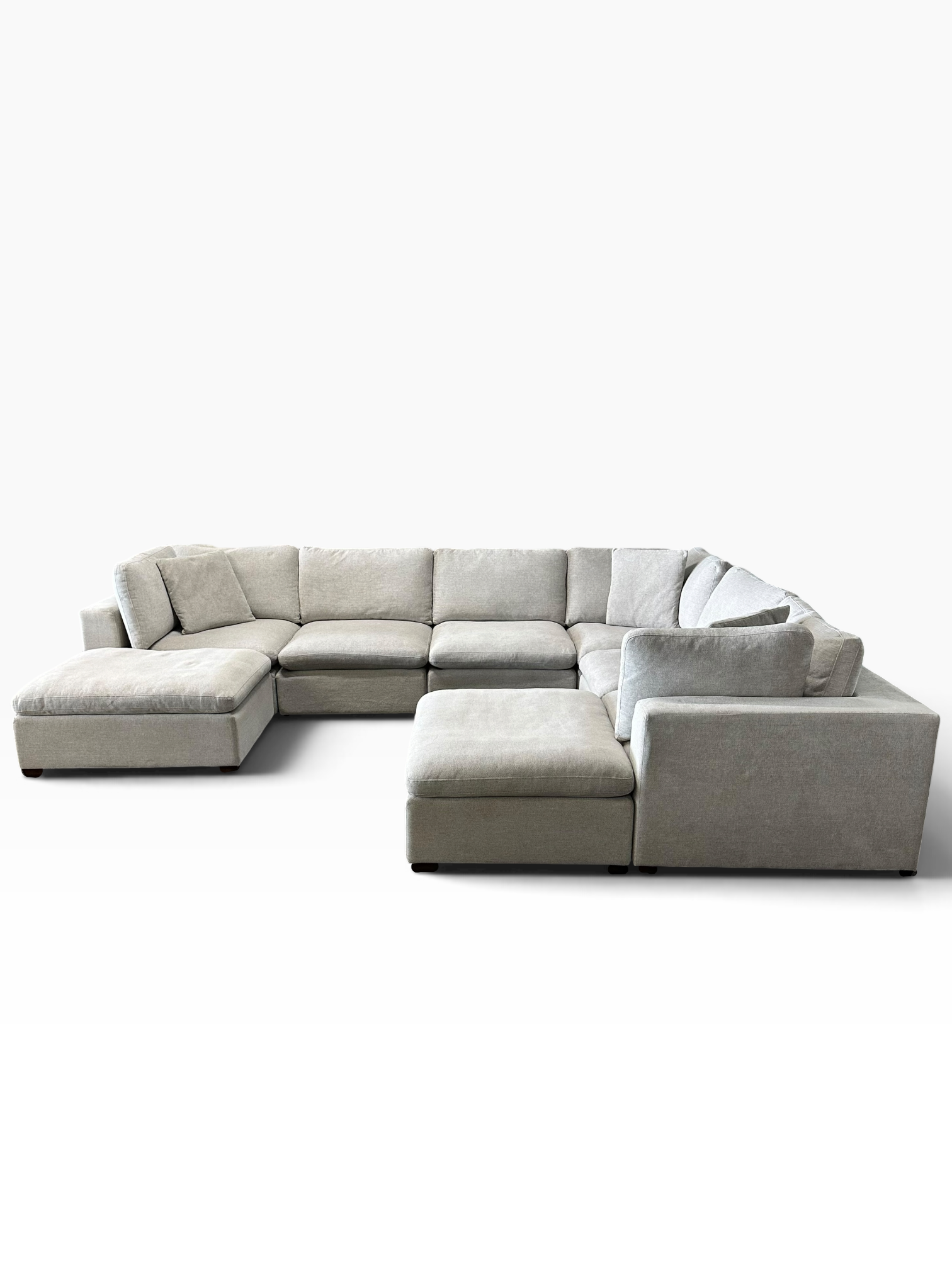 Modular 8-Piece Sectional Cloud Couch