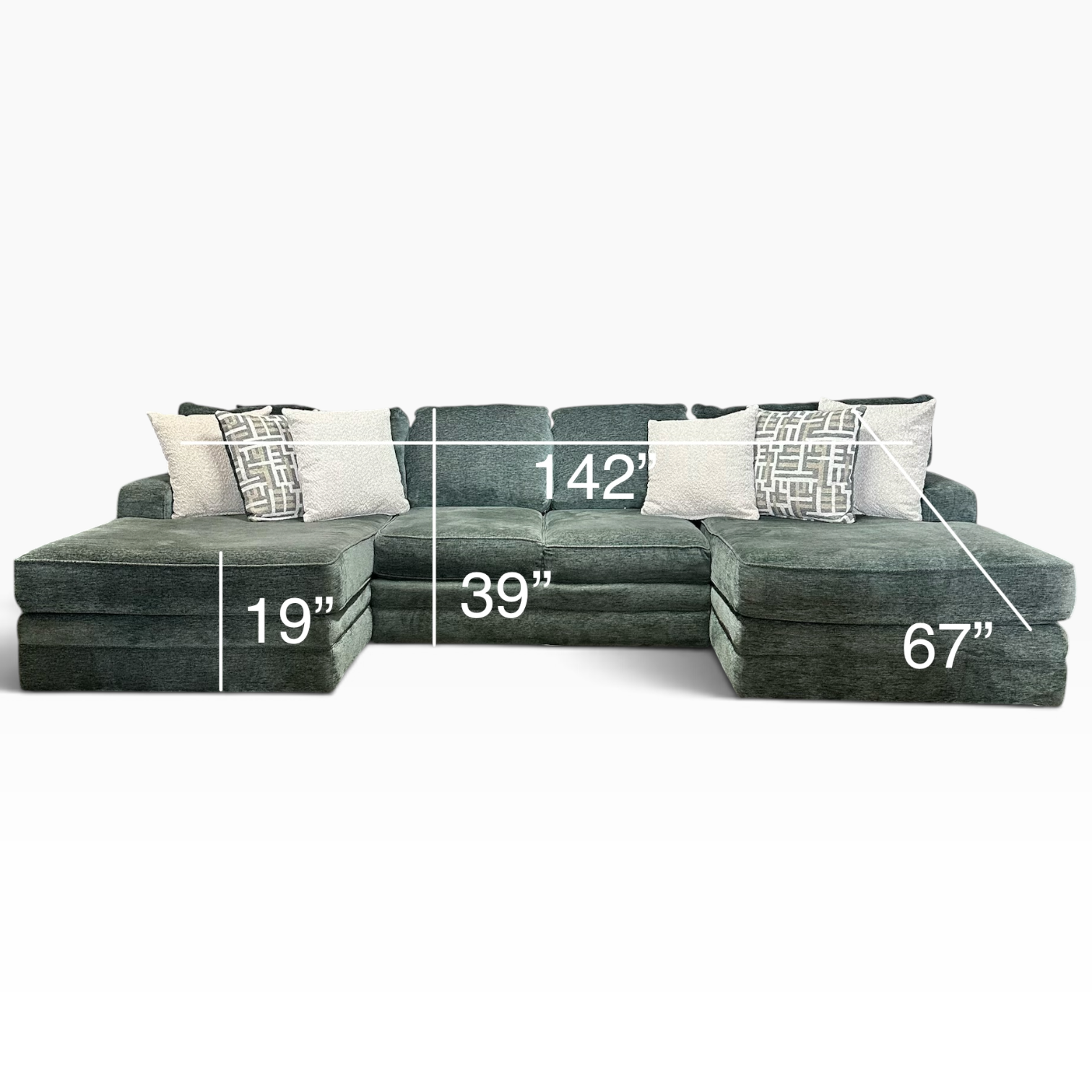 Double Chaise Sectional