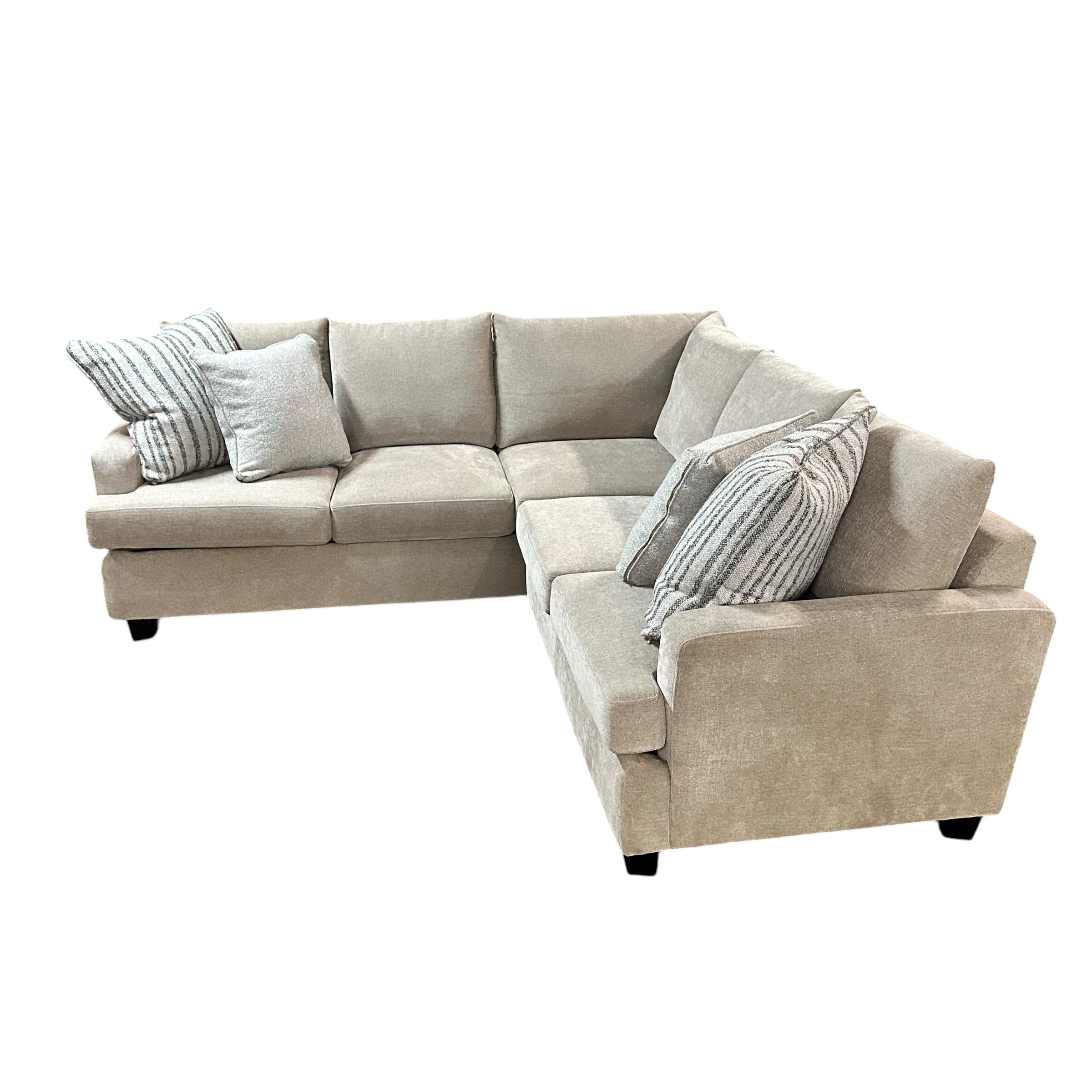 2 Pc Corner Sectional in Gray
