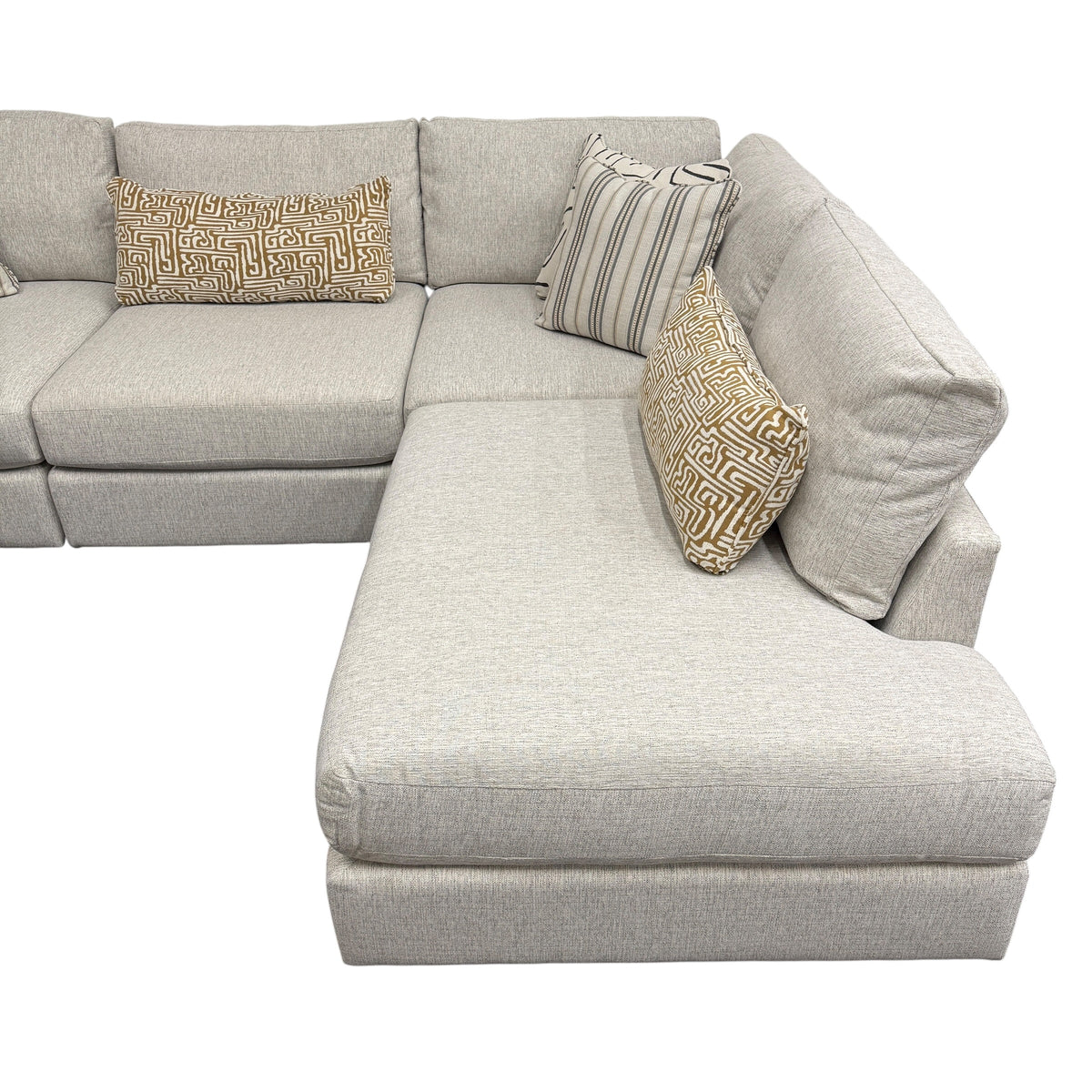 Mason Modular Sectional with RAF Bumper Chaise