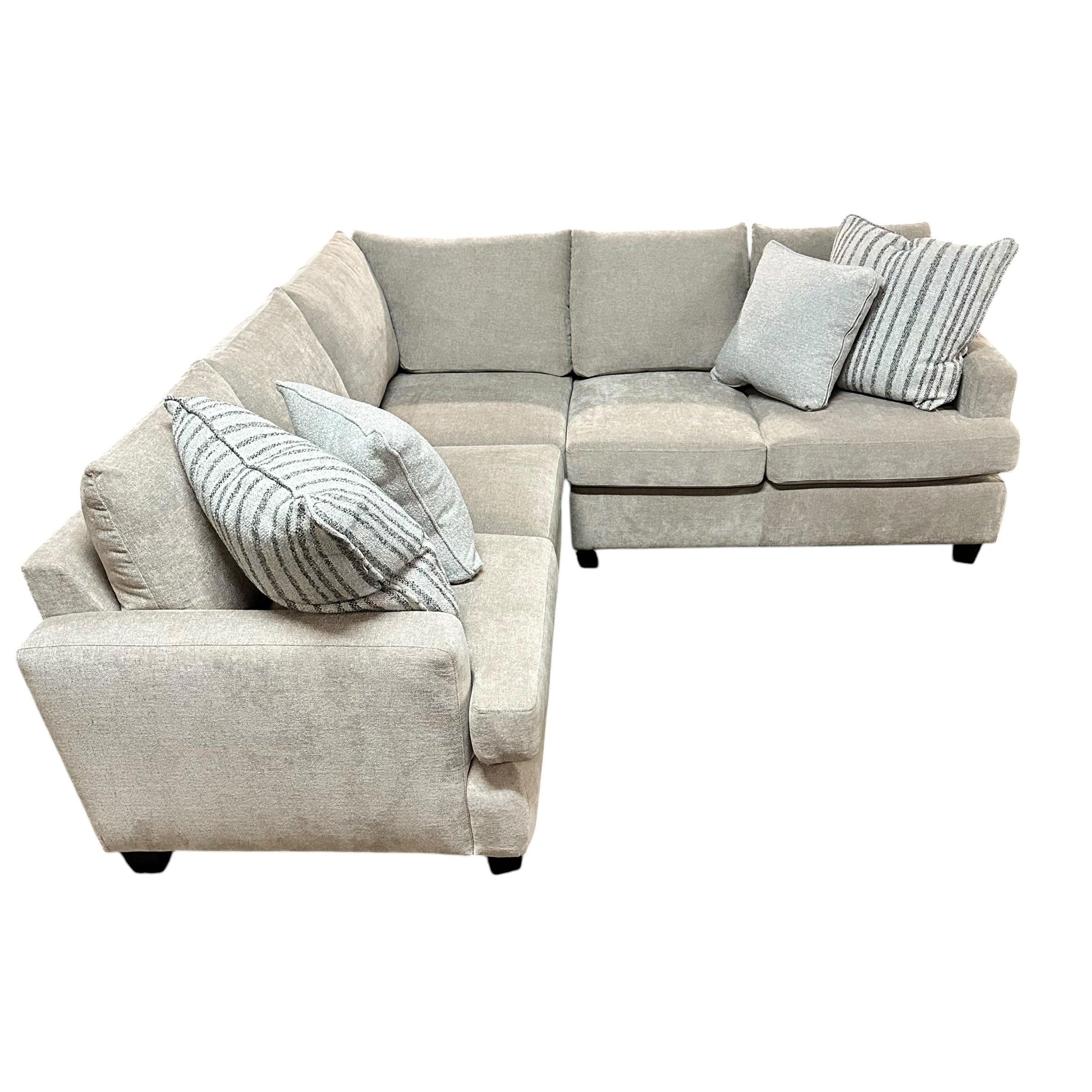 2 Pc Corner Sectional in Gray