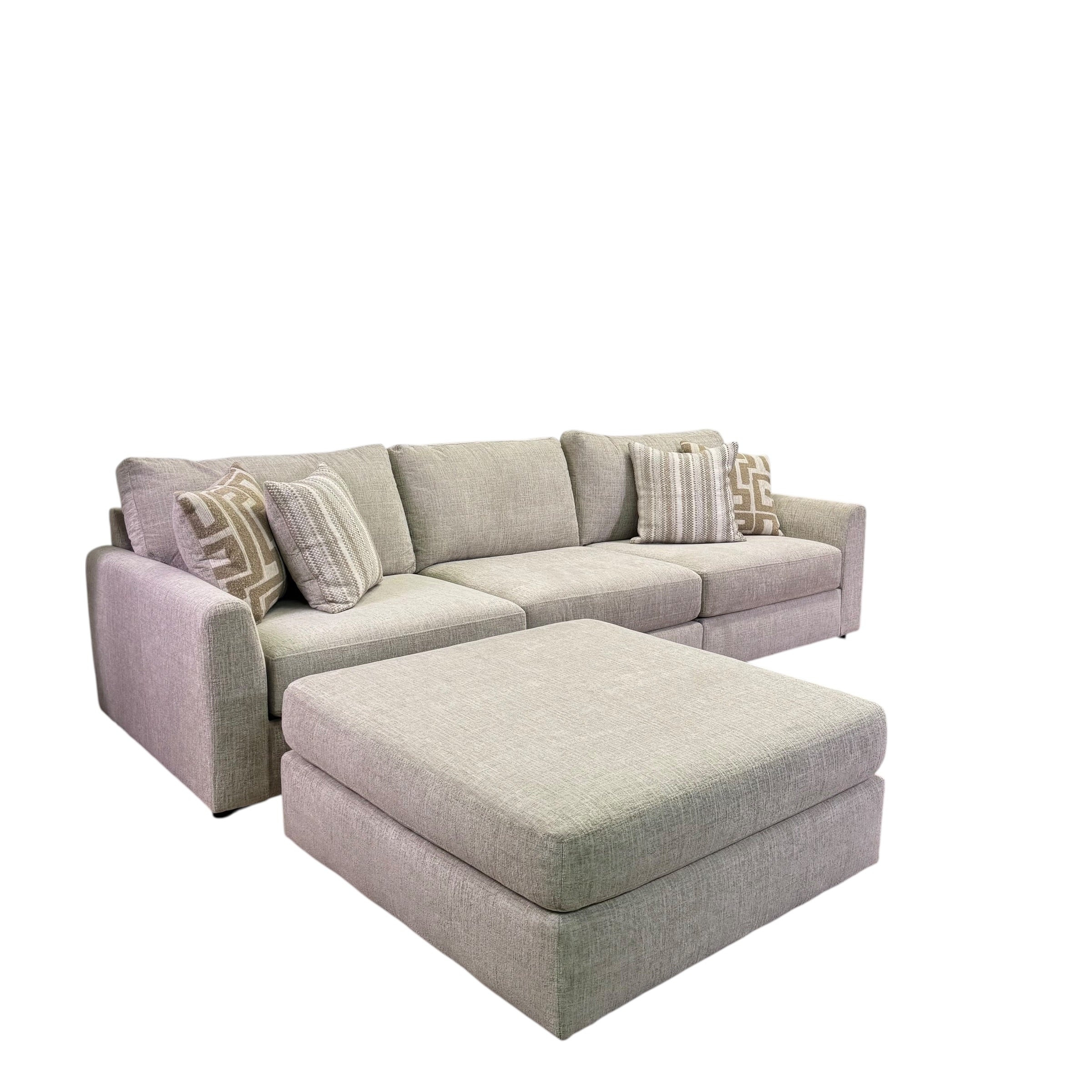 Marlow Modular 4 Piece Sectional in Cream