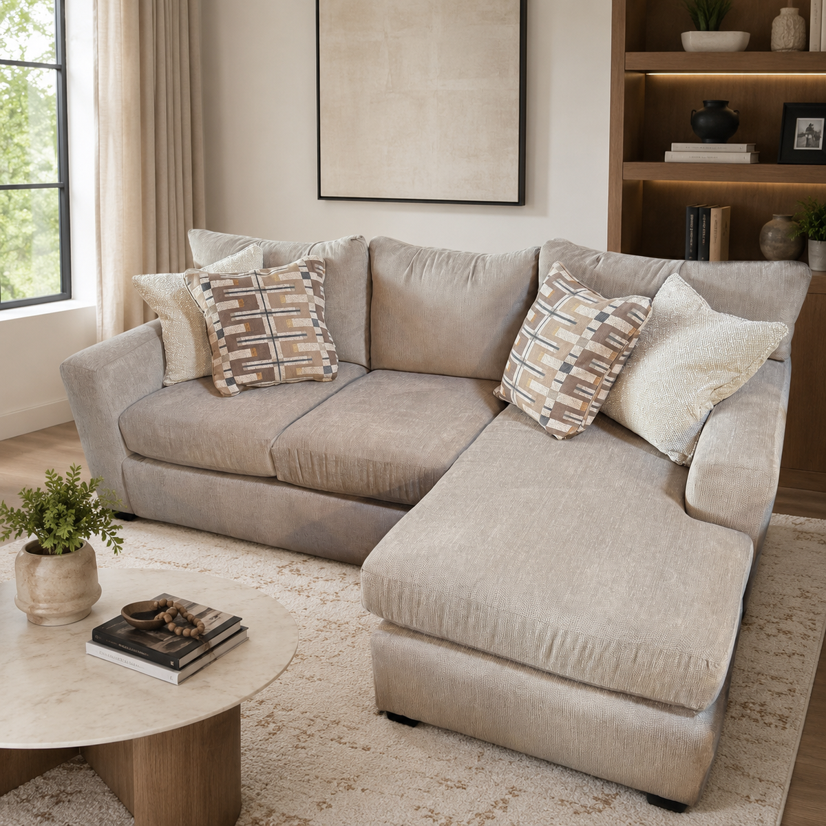 Lyra Sectional with Reversible Chaise