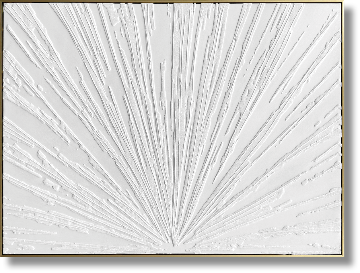 Luminous Burst Textured Canvas