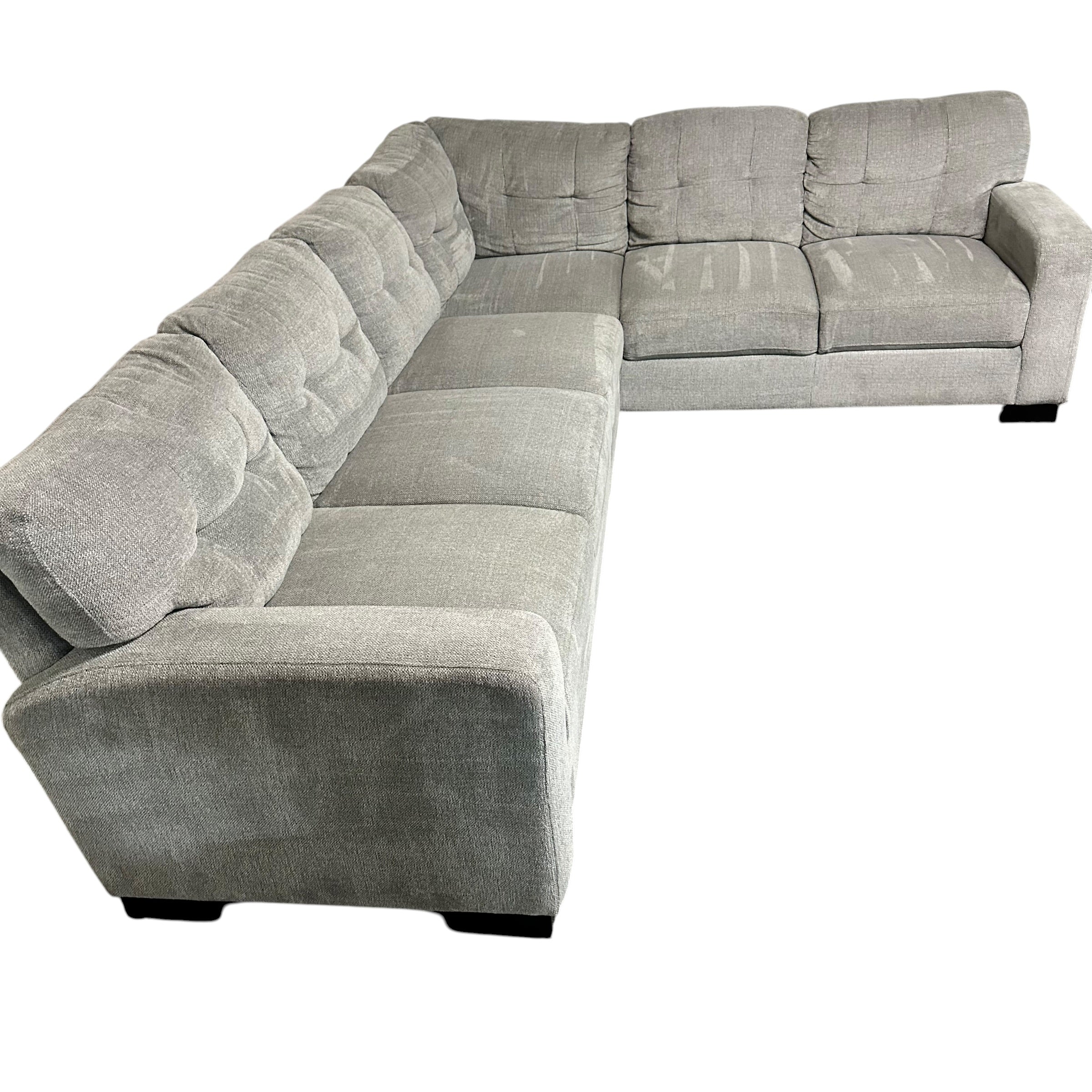 Corner Sectional in Light Gray