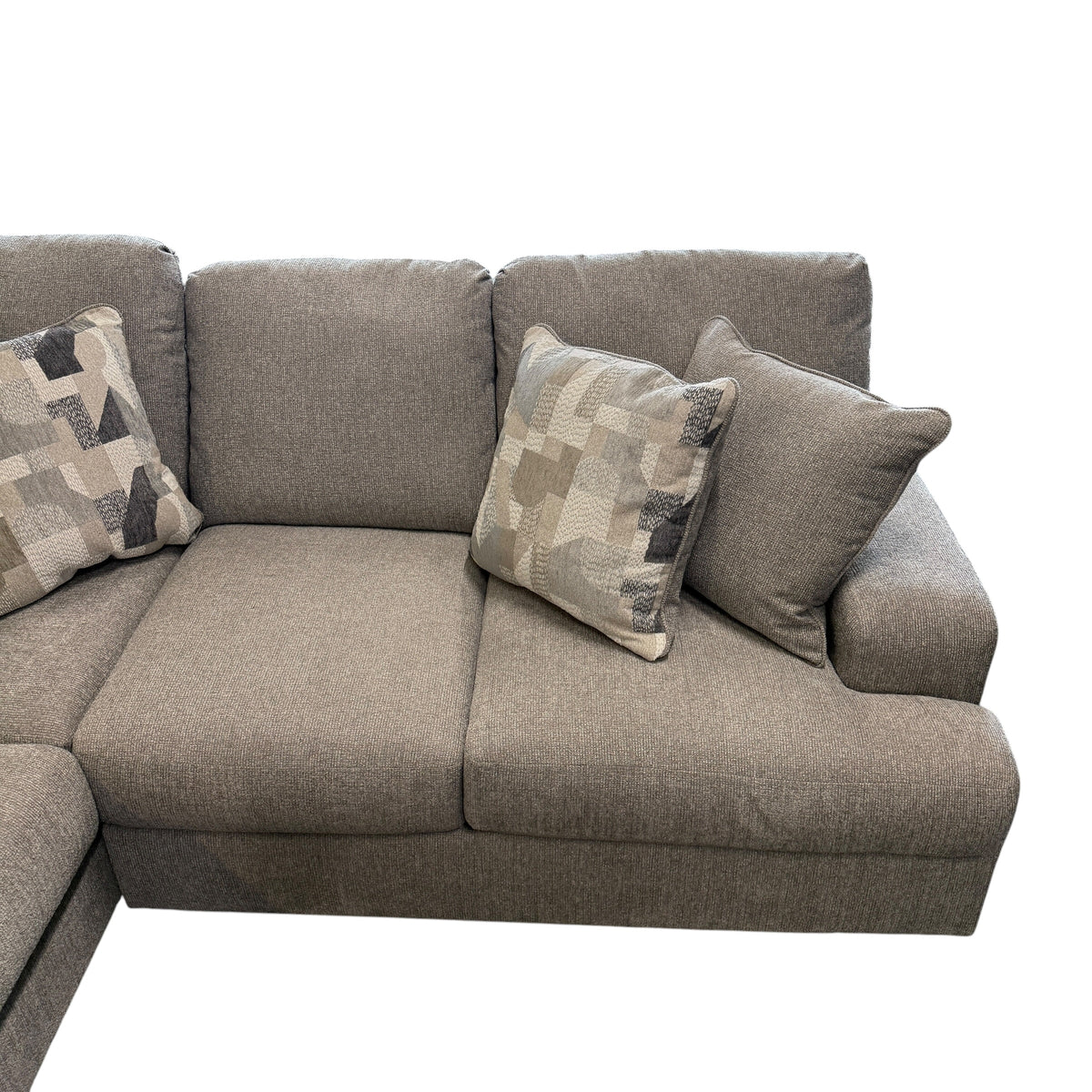 Alora U Shape Sectional with LAF Chaise in Gray