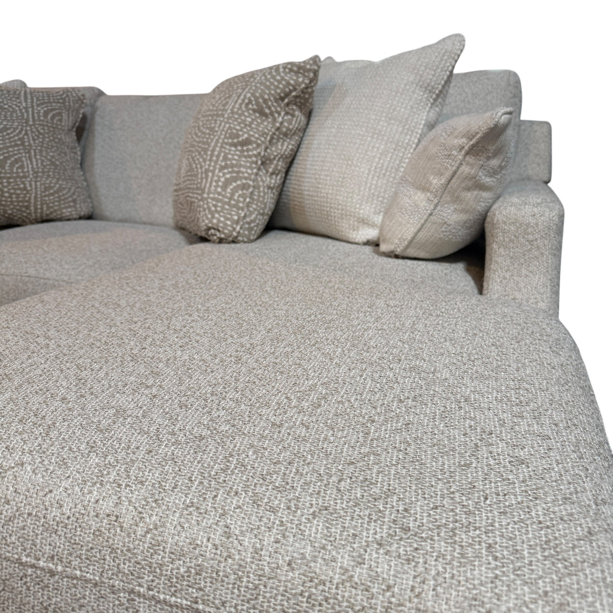 Pier Sectional with RAF Chaise in Gray