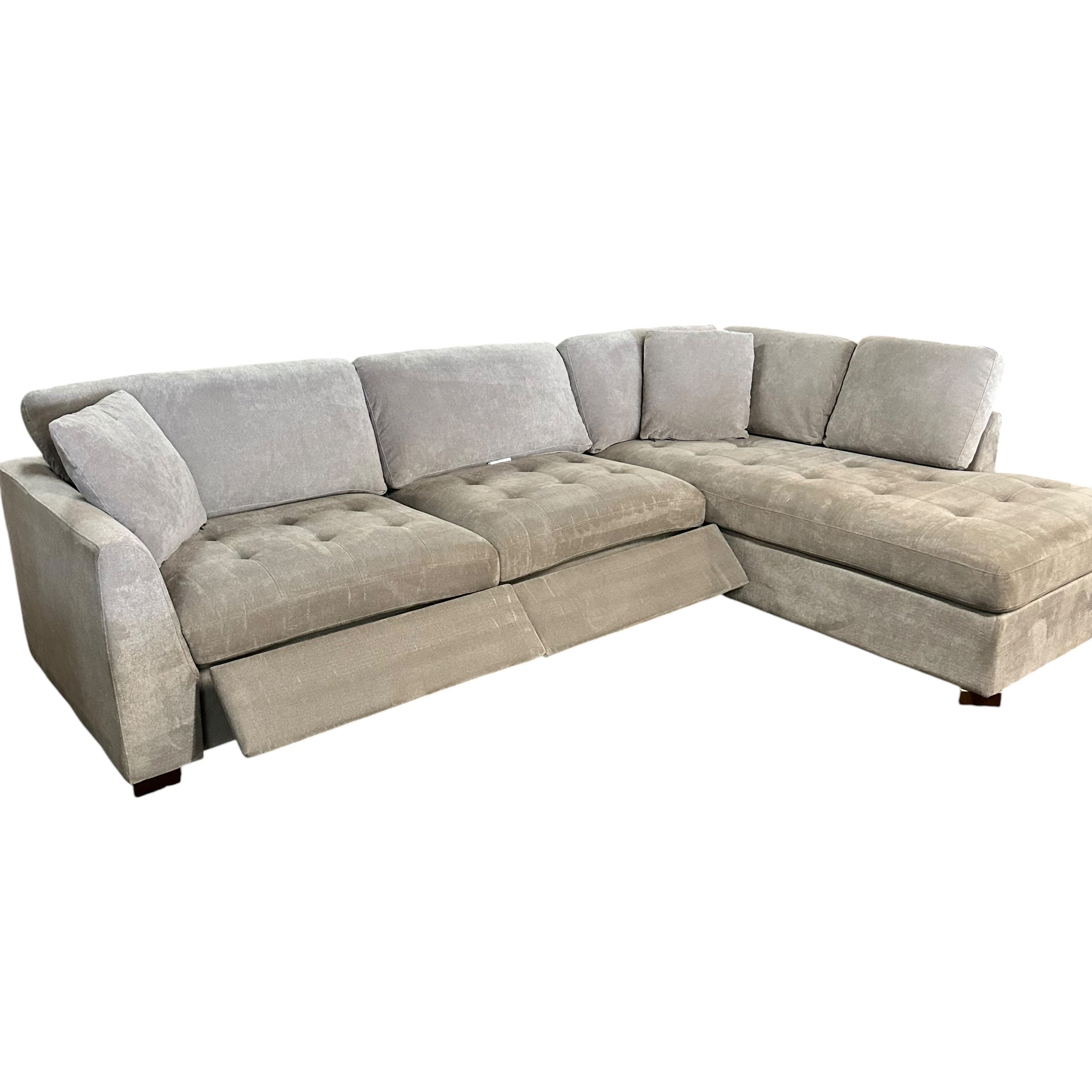 RAF Bumper Chaise Sectiobal with Electric Reclining Footrest