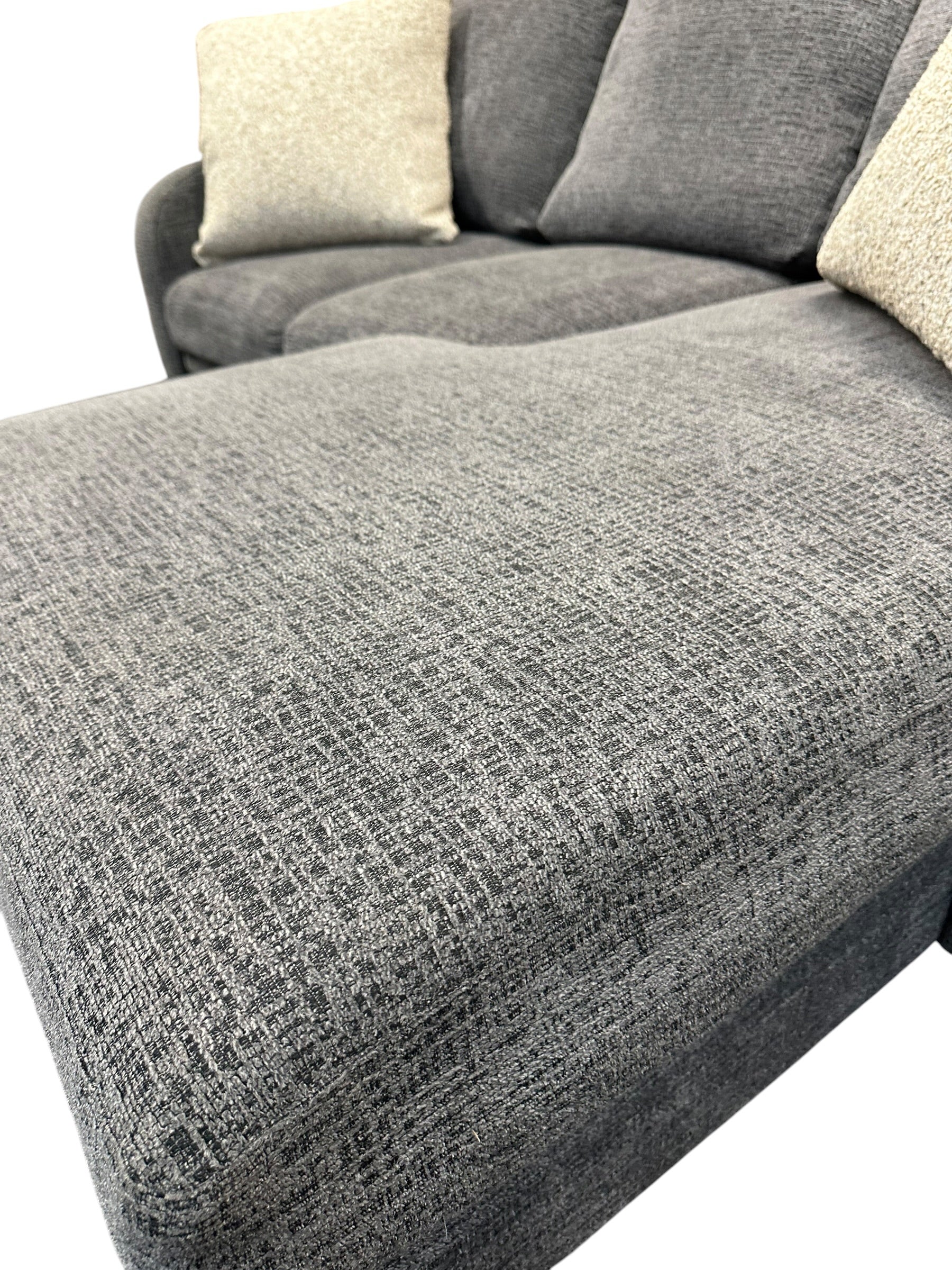 Sectional with Reversible Storage Chaise in Gray