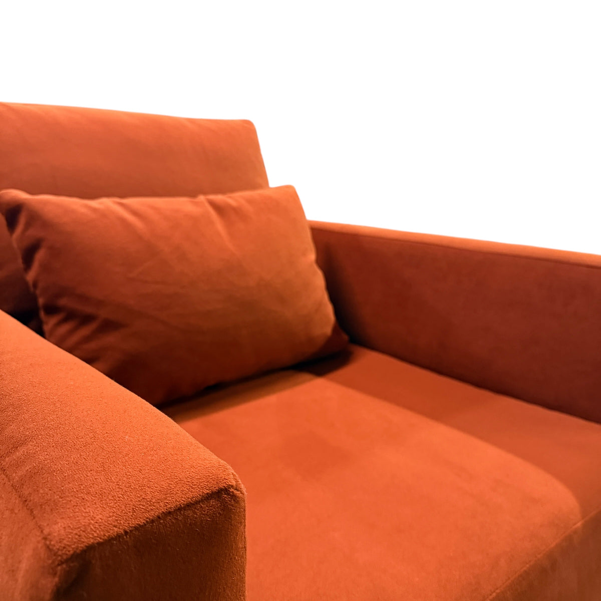 Orange Living Room Accent Chair