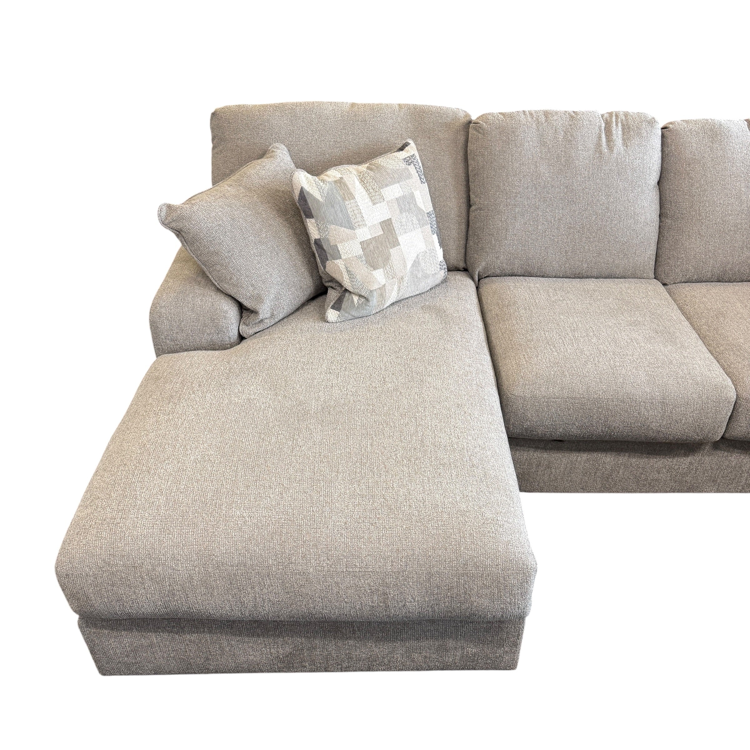 Alora U Shape Sectional with LAF Chaise in Gray