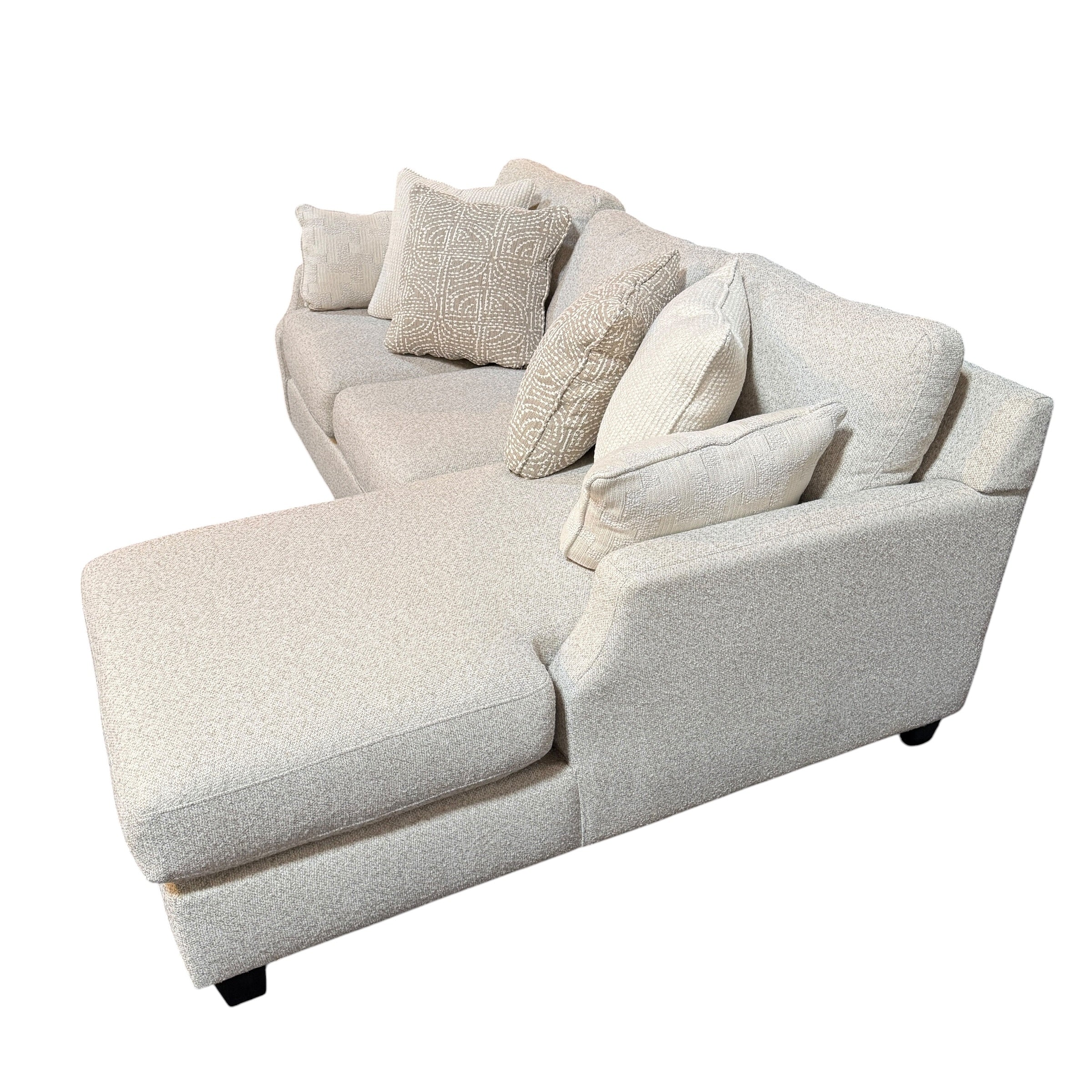 Pier Sectional with RAF Chaise in Gray